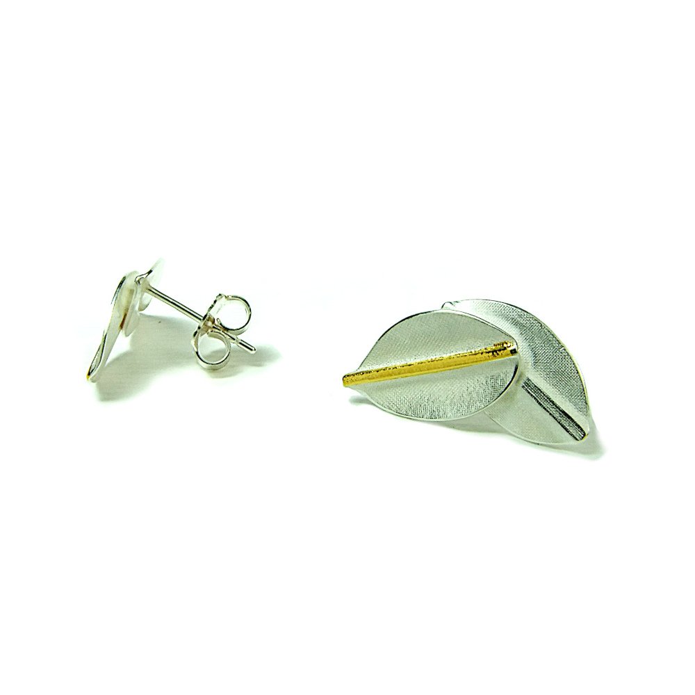 silver-gold-double-leaf-earstuds-hbm111Bsmall-9210.JPG
