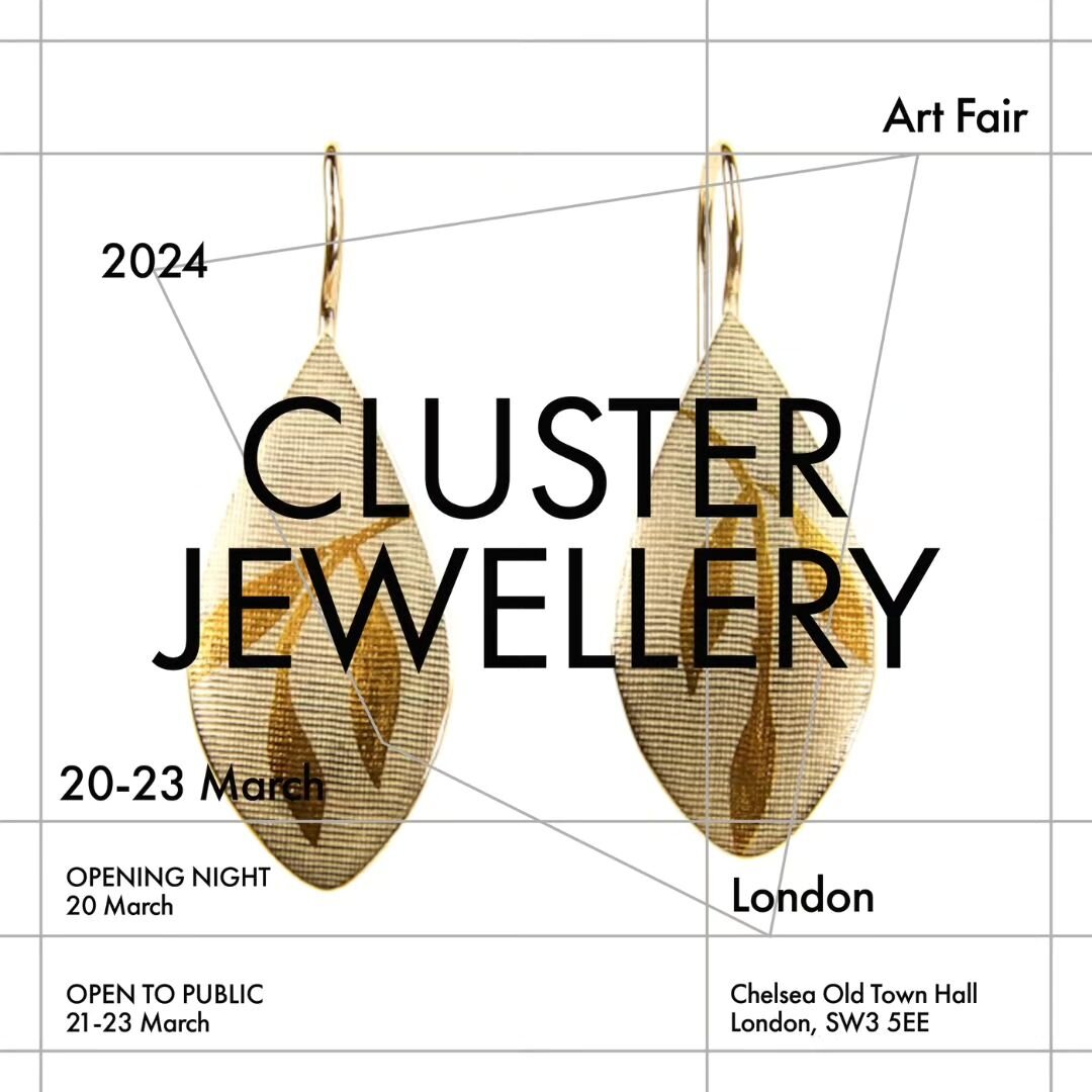 Thank you to everyone who came to visit Cluster Jewellery 2024 last week at Chelsea Town Hall, London and especially all those who bought one of my pieces.

Thank you also to the Cluster team for putting on this show and to all my fellow exhibitors w