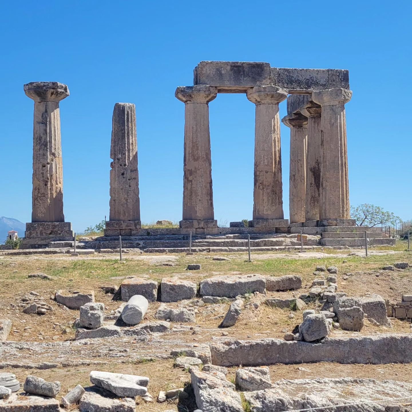 Ancient Corinth. Temple of Apollo. Last day of a beautiful holiday in Greece and a lot to process. 🙂

#greece #ancienthistory #archeology #apollo #ancientruins #greekarchitecture