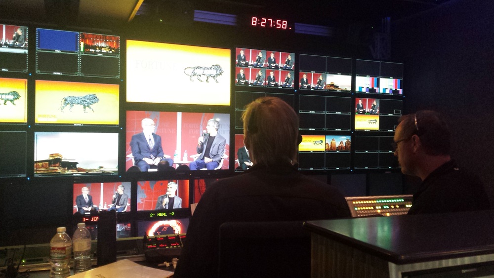 In the Touring TV Truck for Fortune Global