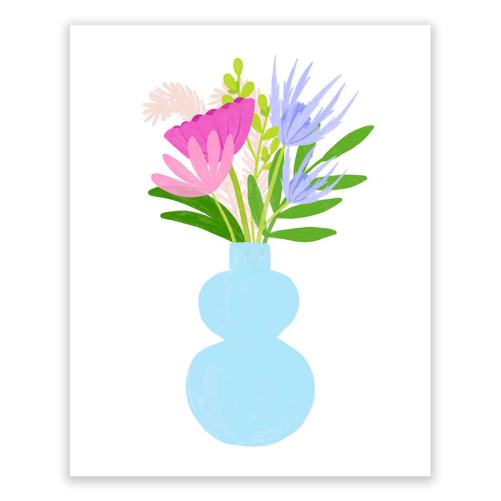 Farmers Market Flowers Art Print Nicole Goldfarb