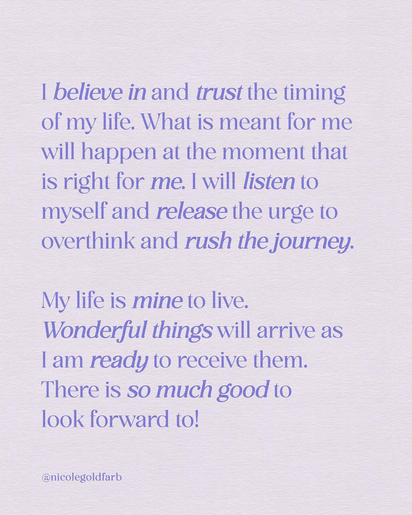 i recently wrote this affirmation to help me navigate some choppy waters 🤍. i had absolutely no plans of sharing this with anyone, but i&rsquo;ve found that these words have given me great piece of mind, and if they&rsquo;ve helped me, maybe they ca
