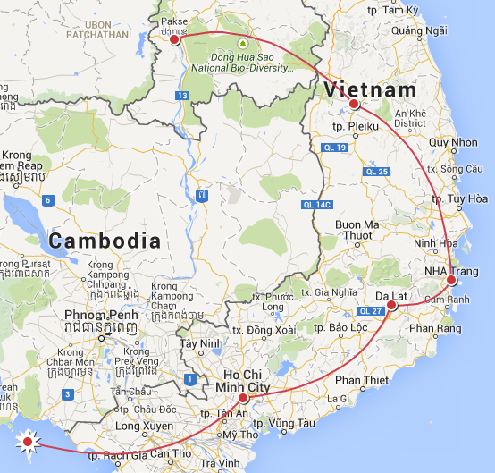Last week's travels