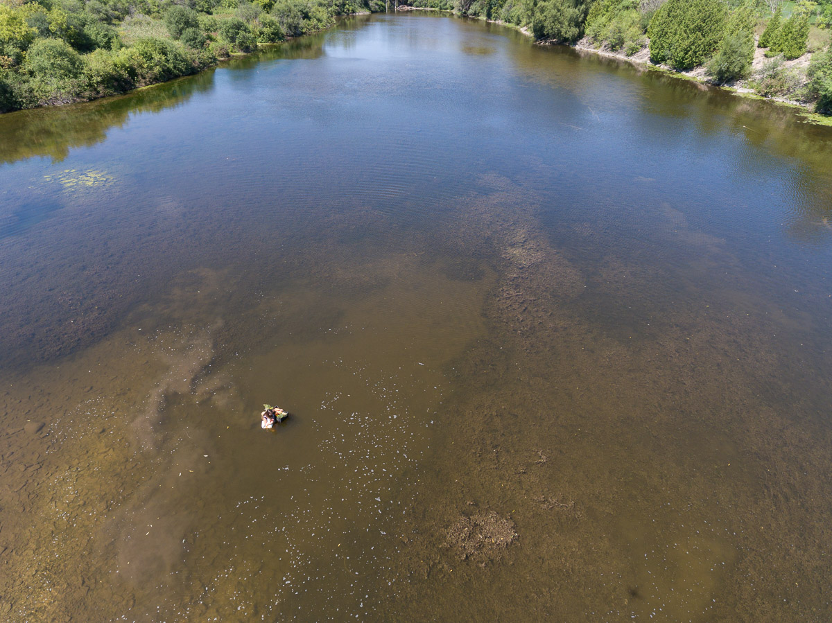 Danie's Crossing of the Eramosa River Photo by Brett Forsyth Photography