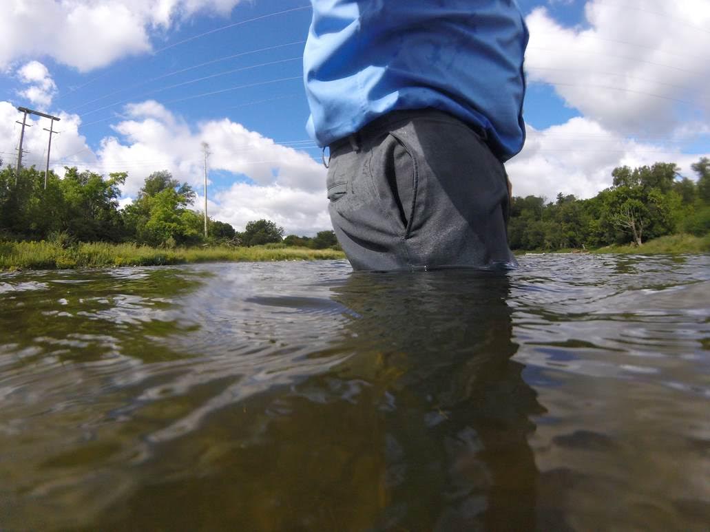 I wonder if I would be able to cross this river with a debilitated family member.