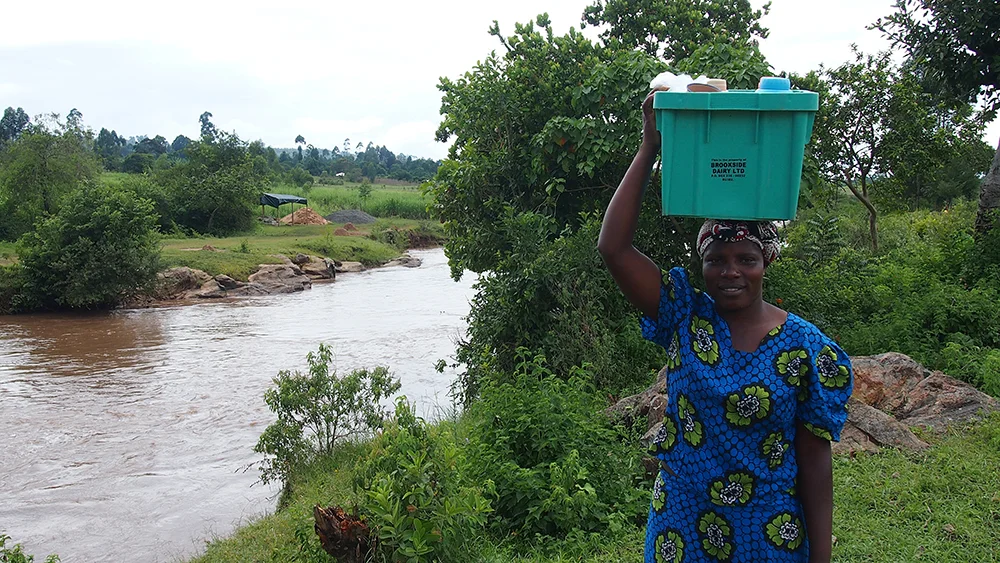 Jaqueline, owner of a mobile food service business in Western Kenya.