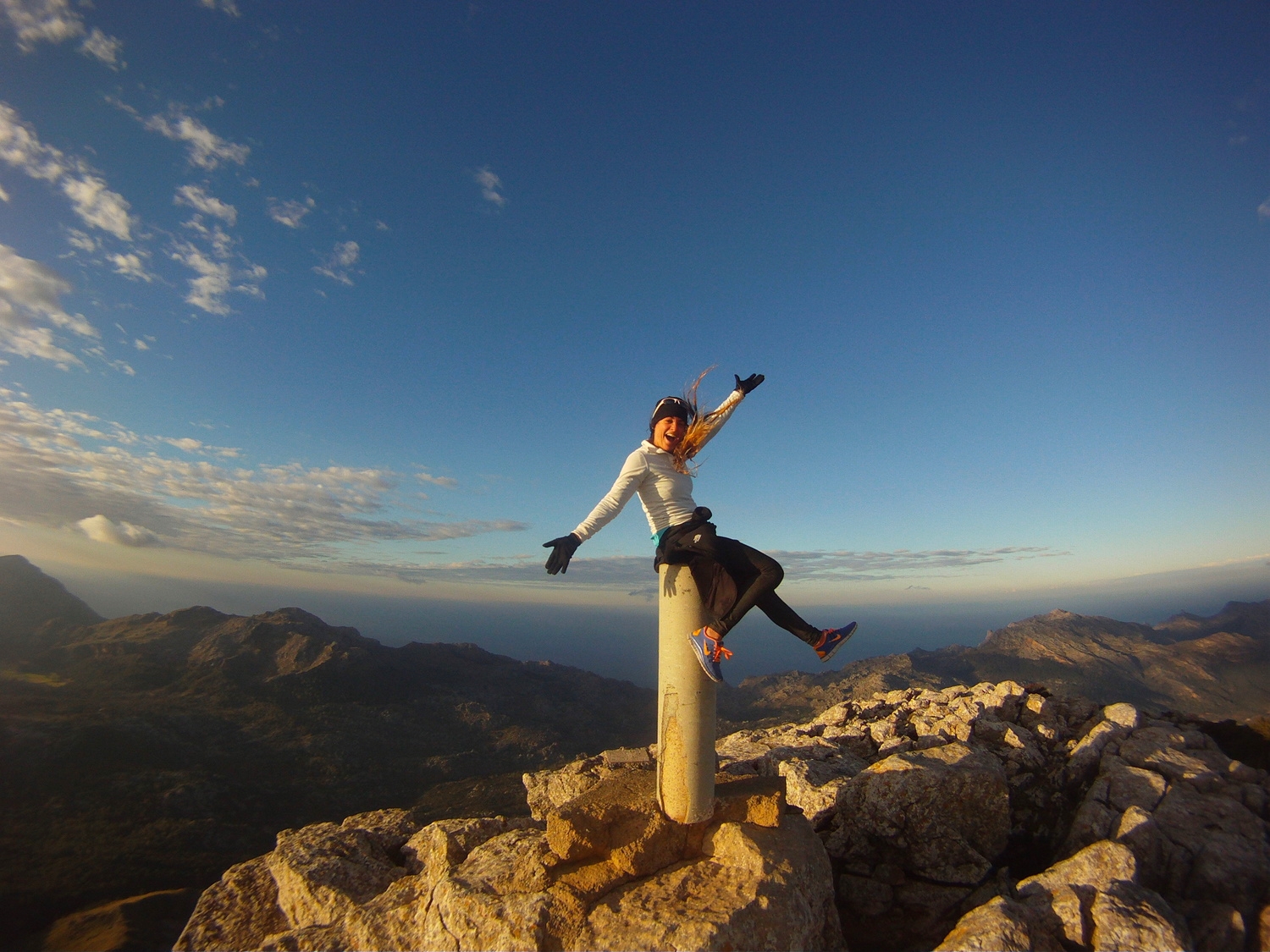 Trail running near Pollença, Mallorca