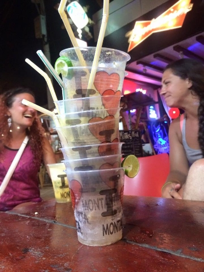 Never too much fun in Montañita, Ecuador. Miss it and the people there.