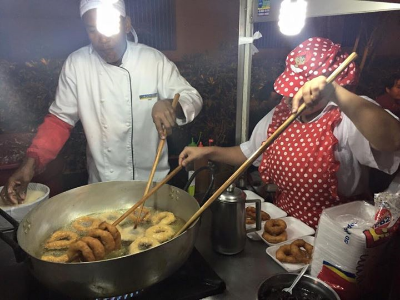Street food can be worth the colonic destruction, especially if it's picarones.