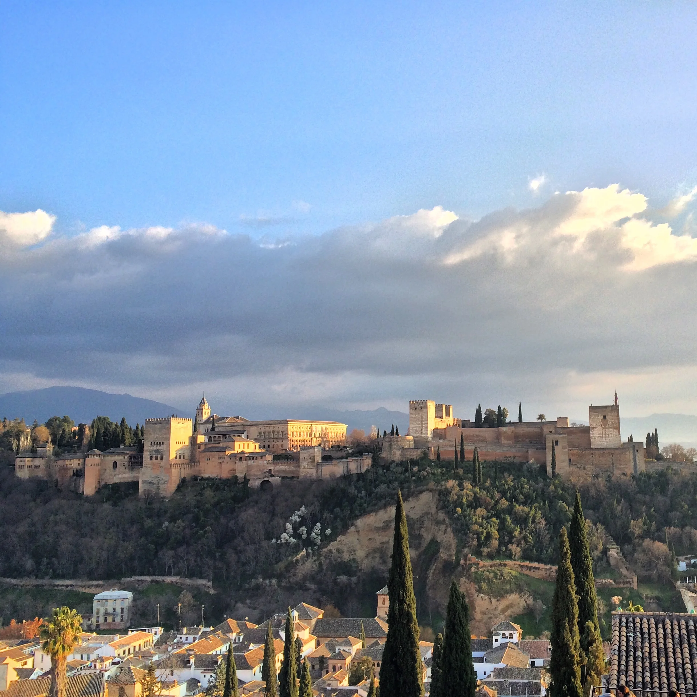 View of the Alhambra from Mirador San Nicolas