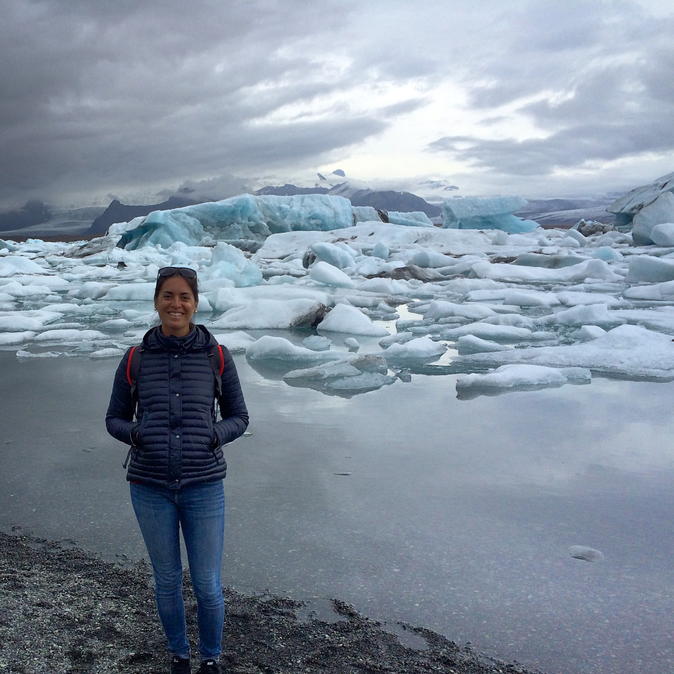 Jökulsárlón, or Glacier Lagoon.