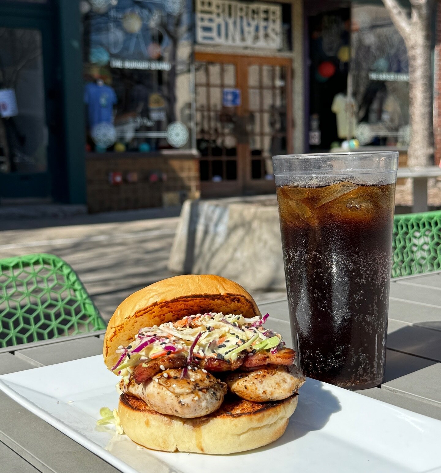 A Very Japanese BBQ&nbsp; - $13.50&nbsp;

Yakitori marinated grilled chicken, japanese BBQ pork belly, wasabi aioli coleslaw, black and white sesame seeds.