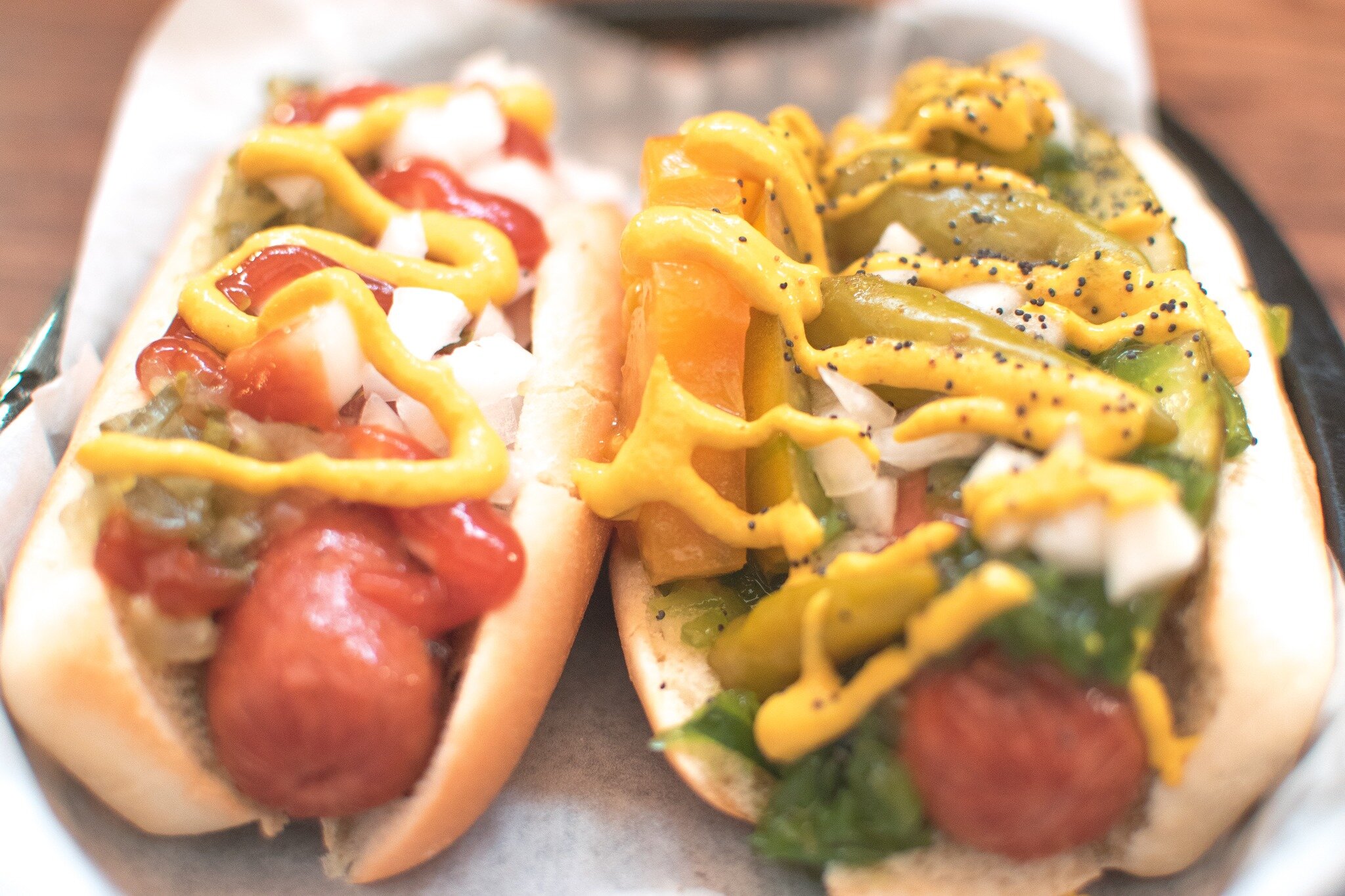 Classic vs. Chicago Dawg, one has to go FOREVER. Which one do you keep?

For good measure you should come taste test both and see which you prefer.

(Neither are leaving the menu)