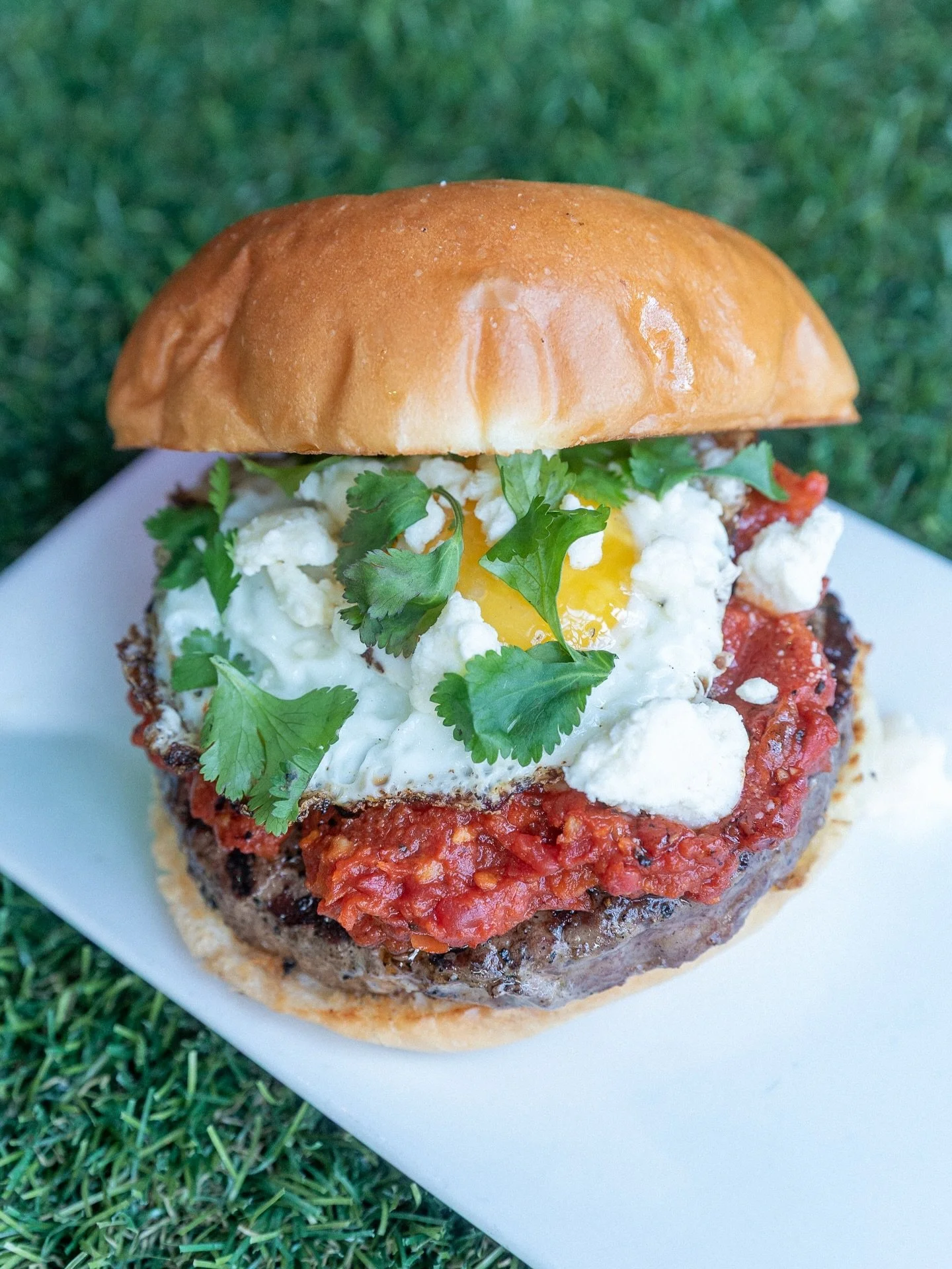 FEBRUARY SPECIALS!

It&rsquo;s our Birthday Month 😉

Shakshuka
House beef patty, red pepper and tomato sauce, fried egg, feta, cilantro, Farm to Market egg bun

Fish and Chips
Beer battered white fish, waffle fries, house remoulade sauce, lemon wedg