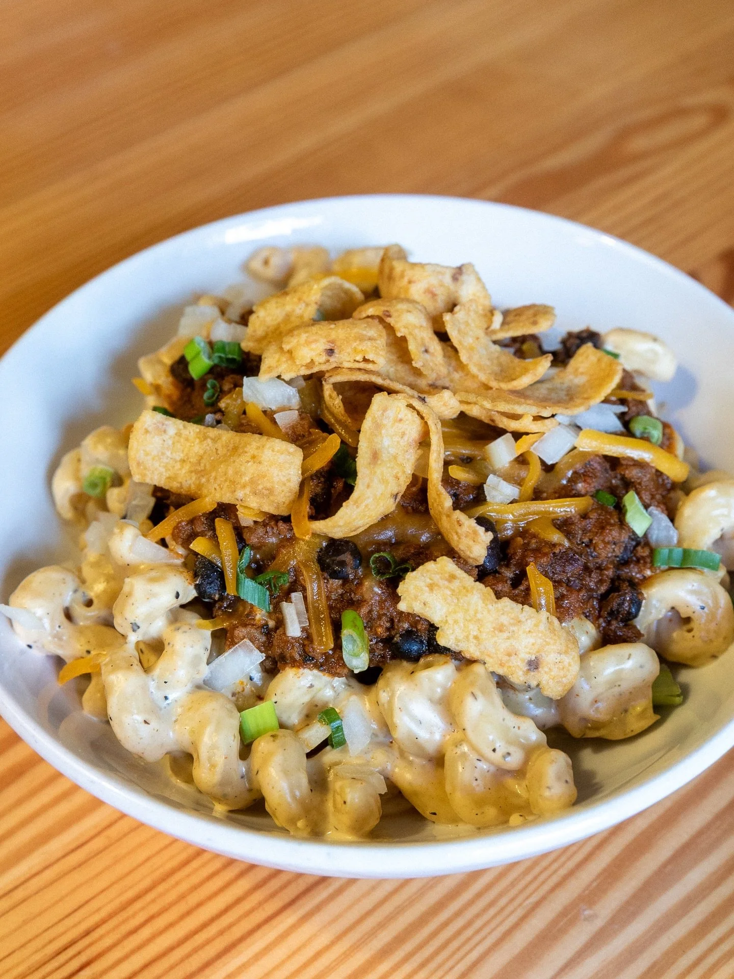 We&rsquo;re back! See you at 11am 😉

CHILI MAC
cavatappi noodles, roasted poblano cheese sauce, Casbah Chili, 
shredded cheddar, white and green onion, Fritos