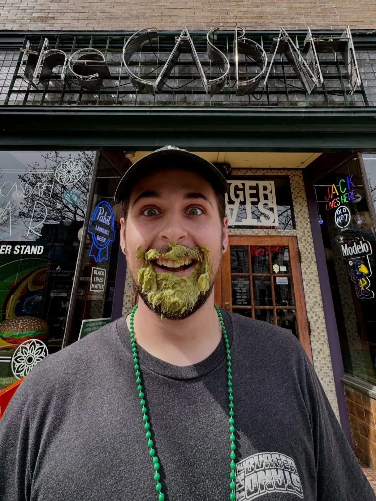 🚨Casbah Hack🚨

Forget your green? Scared of getting pinched? Burgerstand has you covered. 

Step 1: Stop in for Chicken Tuesday and a shake
Step 2: Chow down like a leprechaun 
Step 3: Don&rsquo;t use a napkin