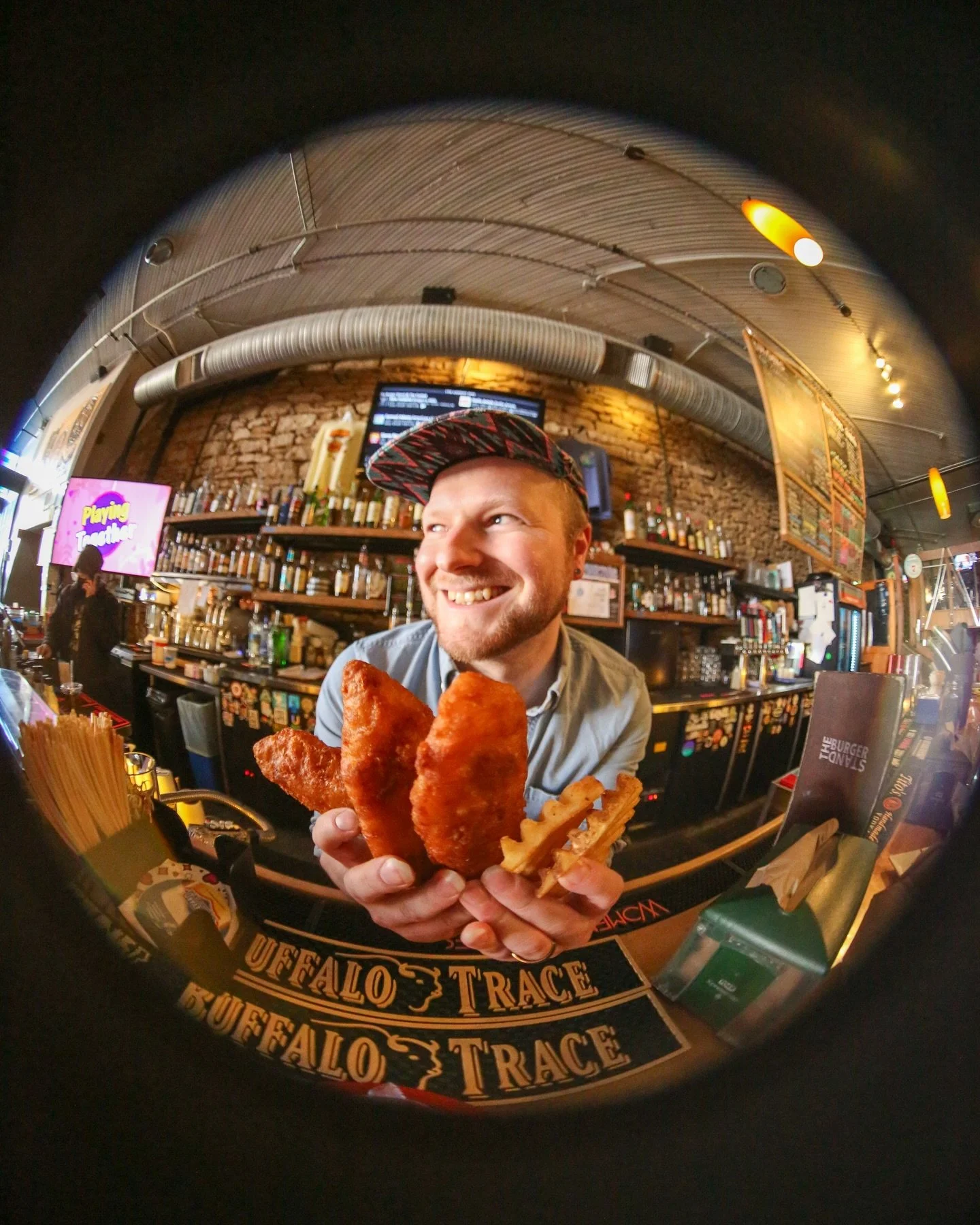 How&rsquo;s your poker face?

Full House, fishes full of chips. 

Stop in for a basket or just come watch basketball, either way we will see ya soon!