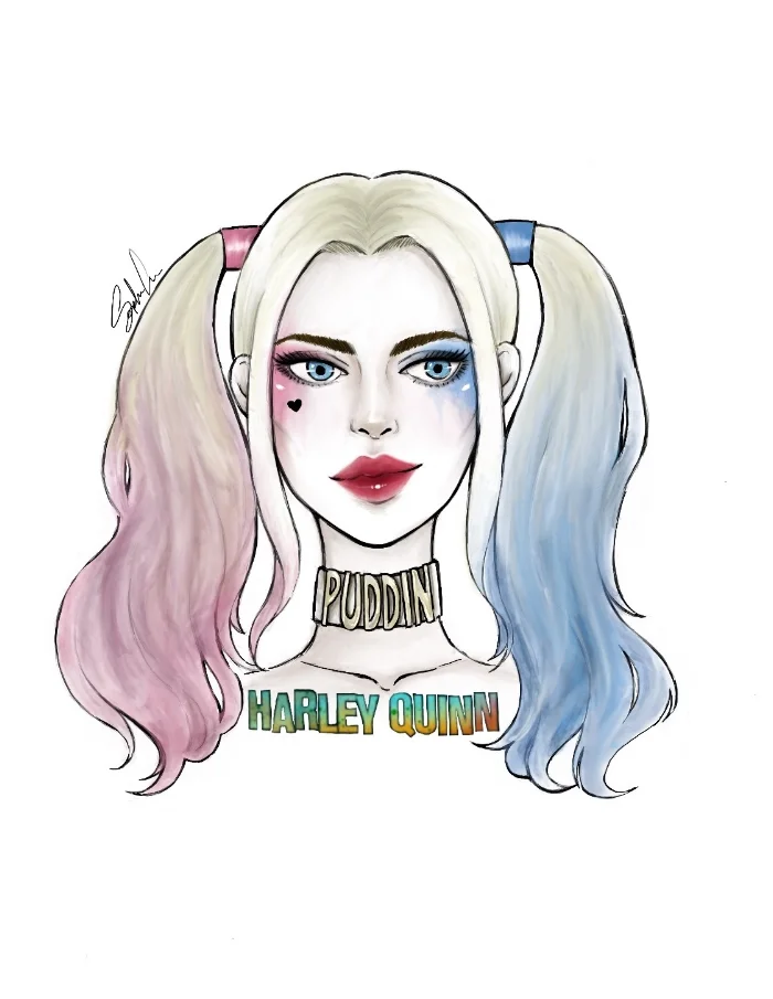  Margot Robbie as Harley Quinn 