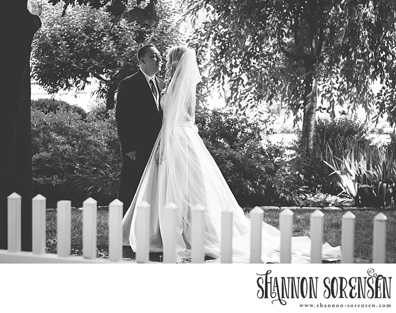 Ros and Matt Wedding Garden Portraits