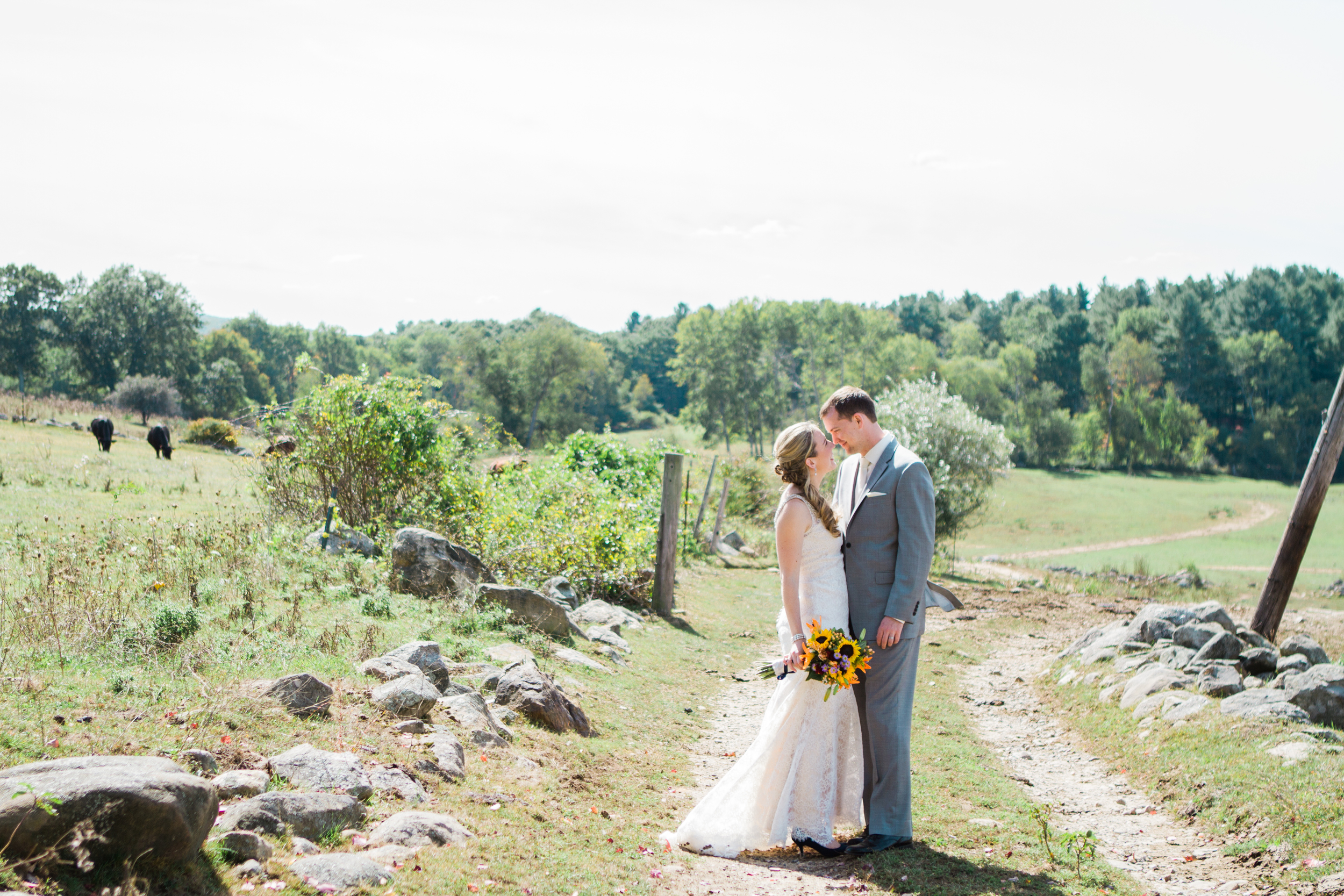 Holly and Derek Salem Cross In North Brookfield Massachusetts Shannon Sorensen Photography