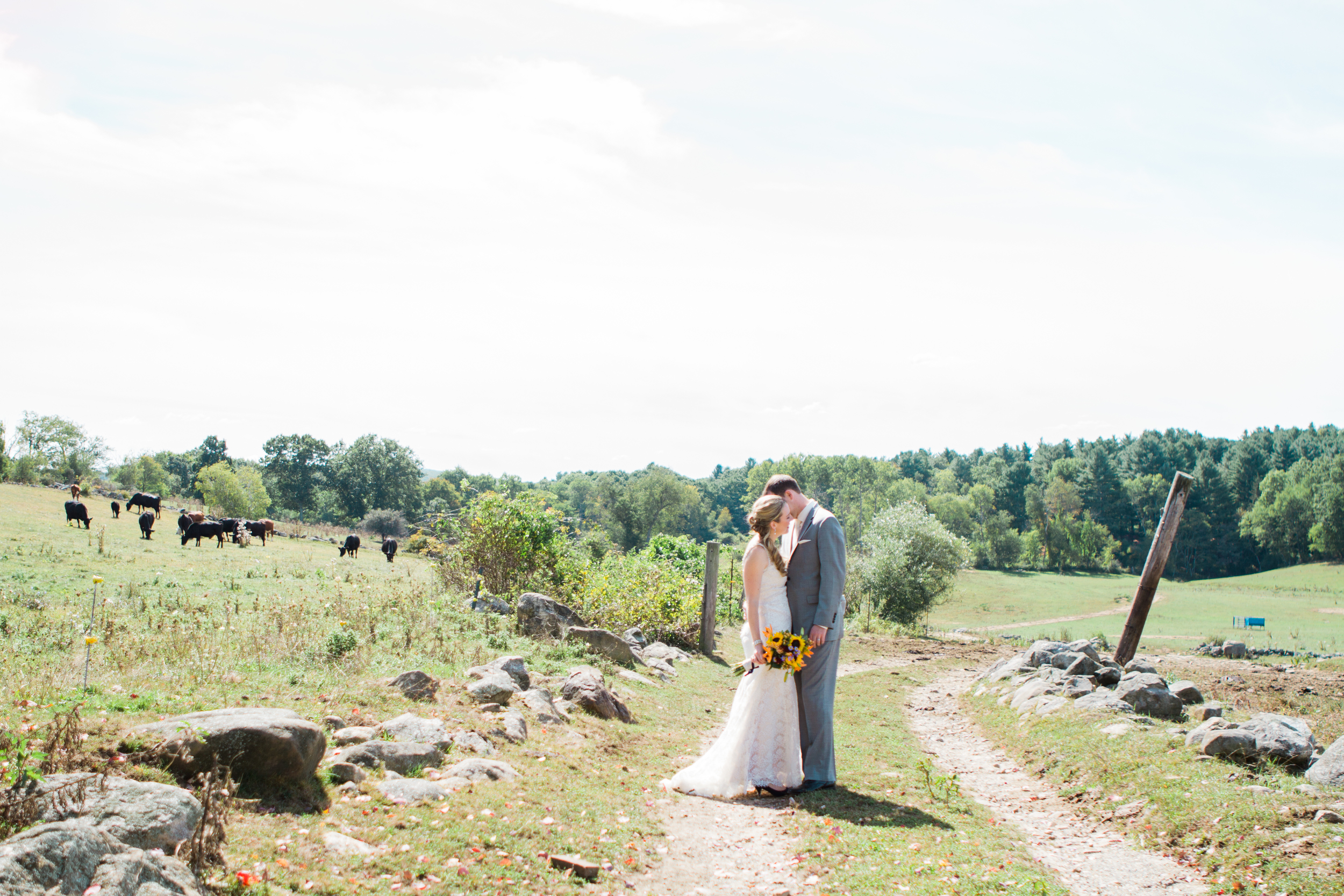 Holly and Derek Salem Cross In North Brookfield Massachusetts Shannon Sorensen Photography