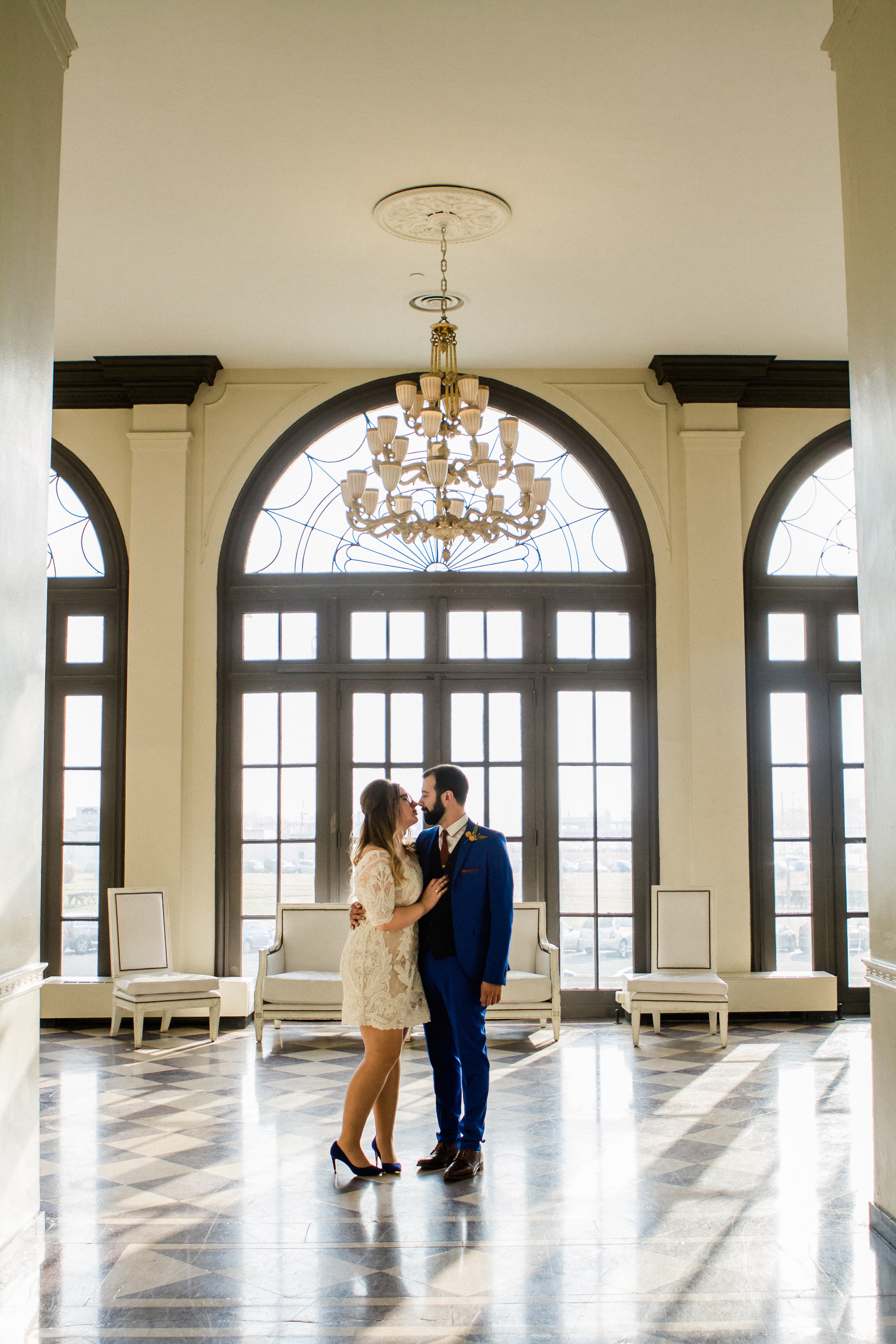 Victoria and Nick Asbury Park Boardwalk Tim McLoone's Supper Club New Jersey Shore Wedding Shannon Sorensen Photography