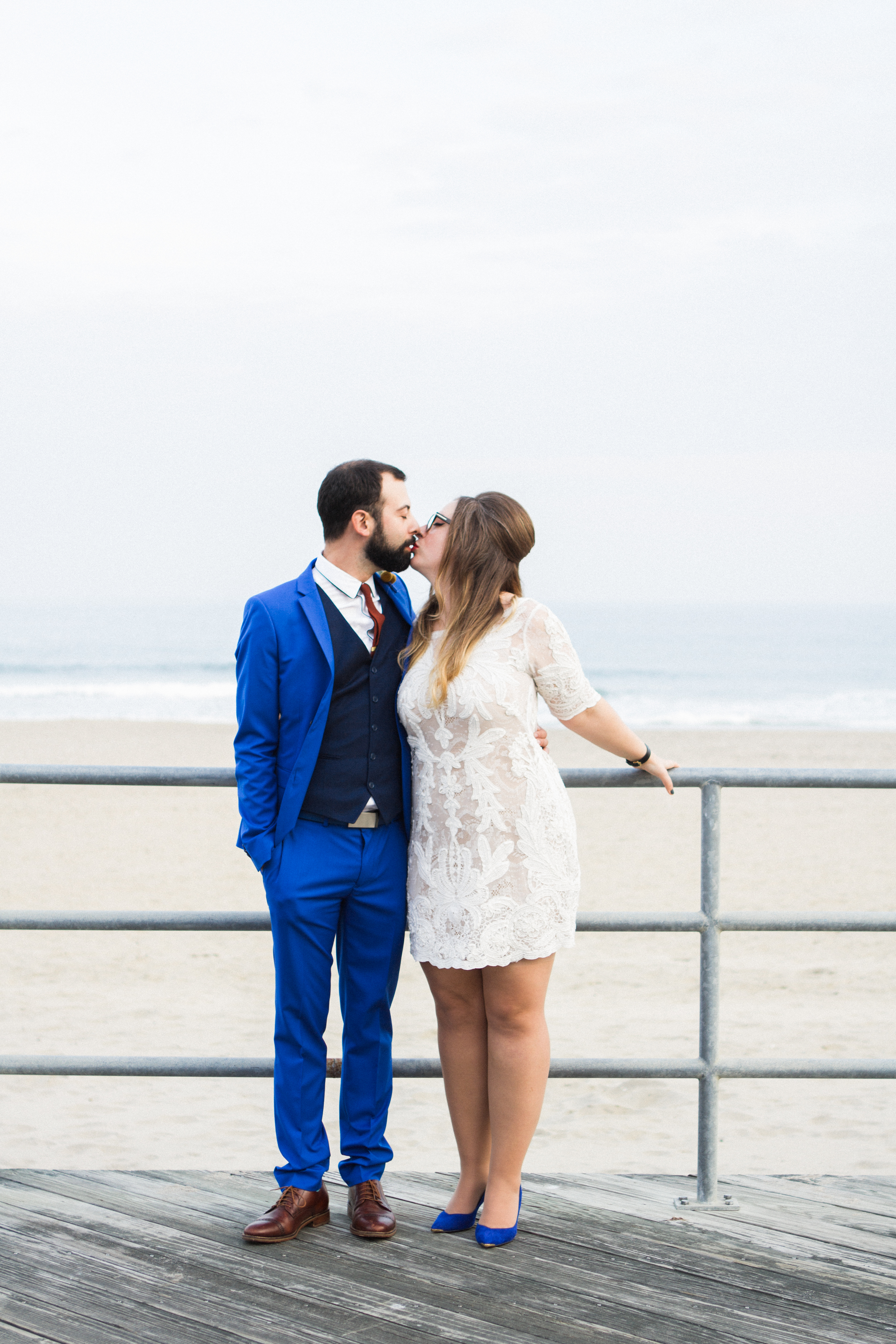 Victoria and Nick Asbury Park Boardwalk Tim McLoone's Supper Club New Jersey Shore Wedding Shannon Sorensen Photography