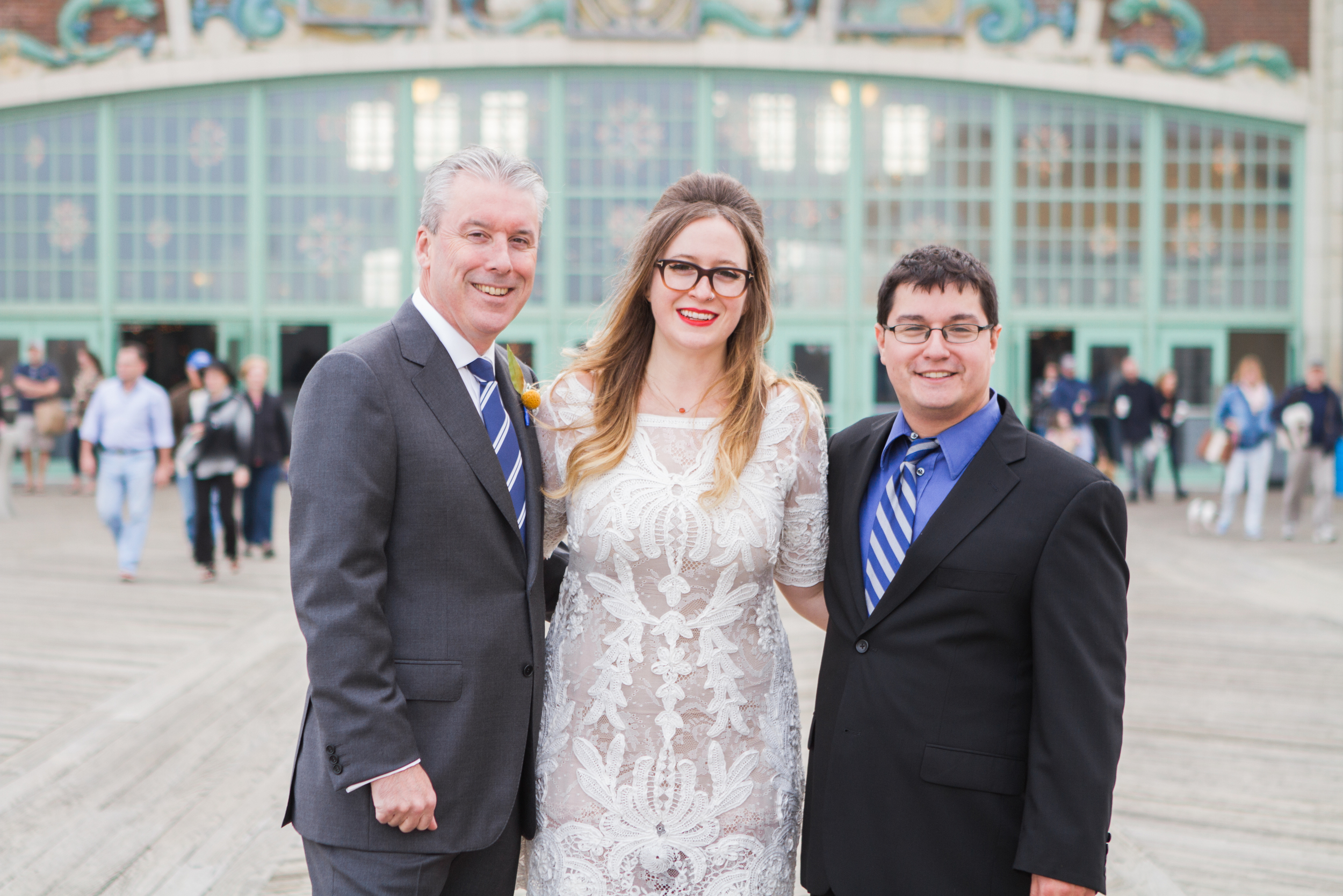 Victoria and Nick Asbury Park Boardwalk Tim McLoone's Supper Club New Jersey Shore Wedding Shannon Sorensen Photography