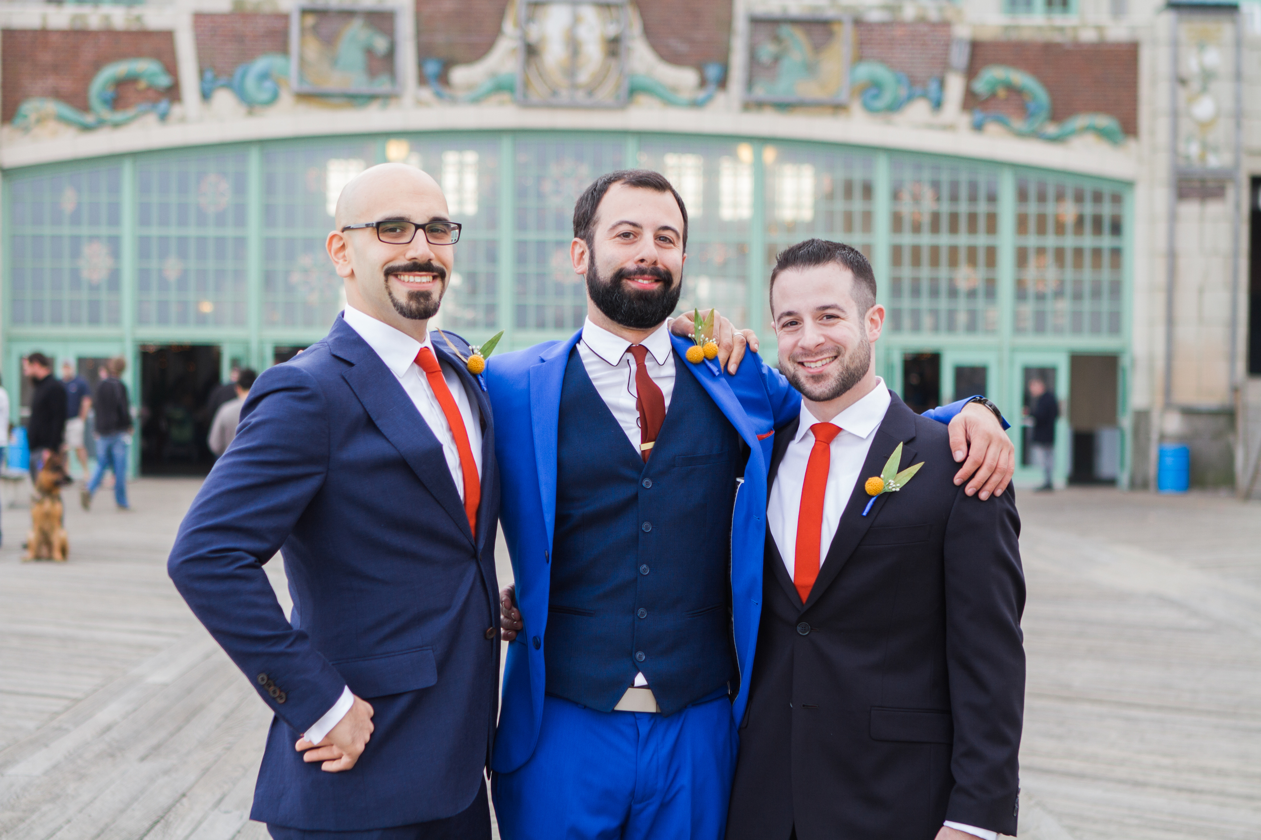 Victoria and Nick Asbury Park Boardwalk Tim McLoone's Supper Club New Jersey Shore Wedding Shannon Sorensen Photography