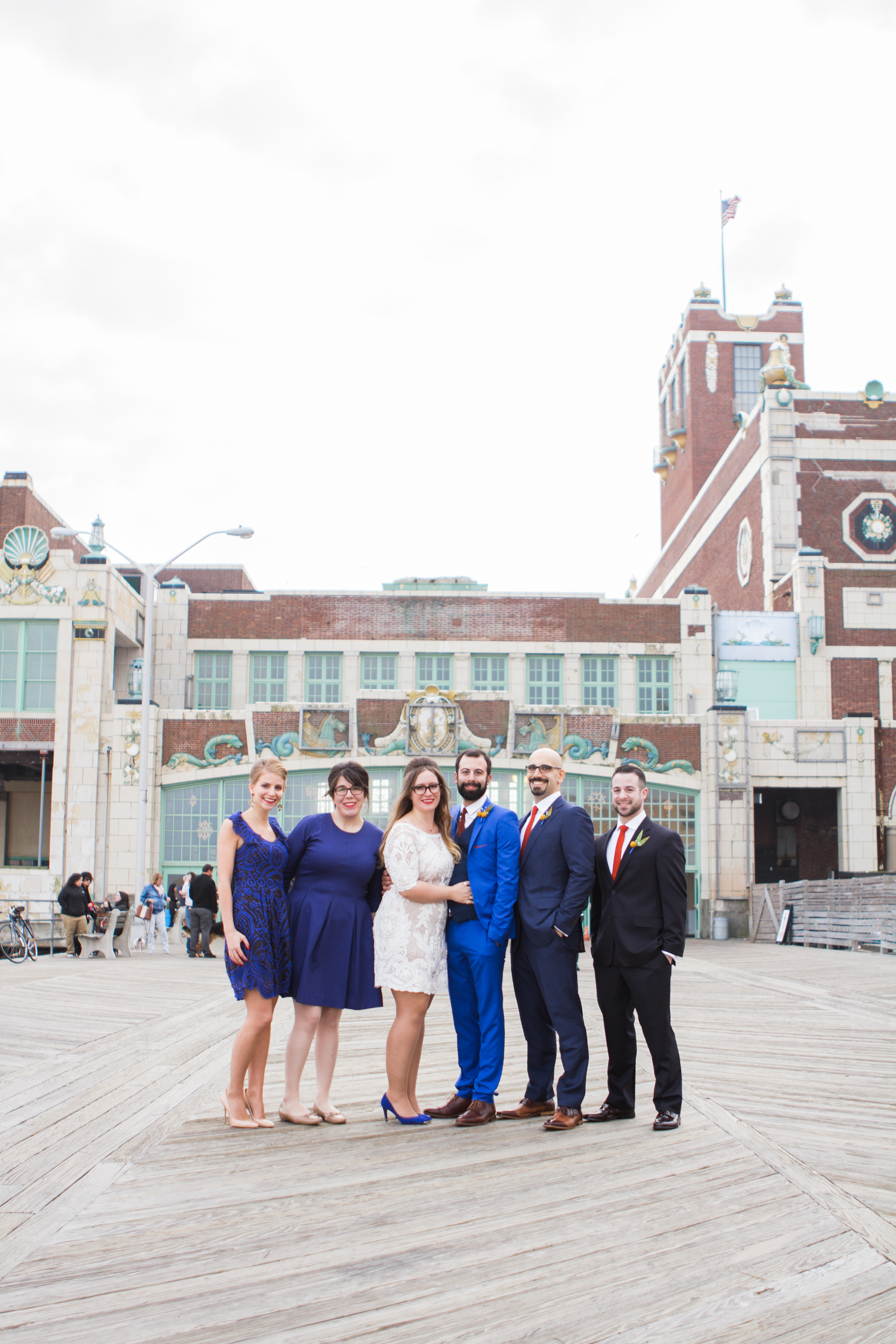 Victoria and Nick Asbury Park Boardwalk Tim McLoone's Supper Club New Jersey Shore Wedding Shannon Sorensen Photography