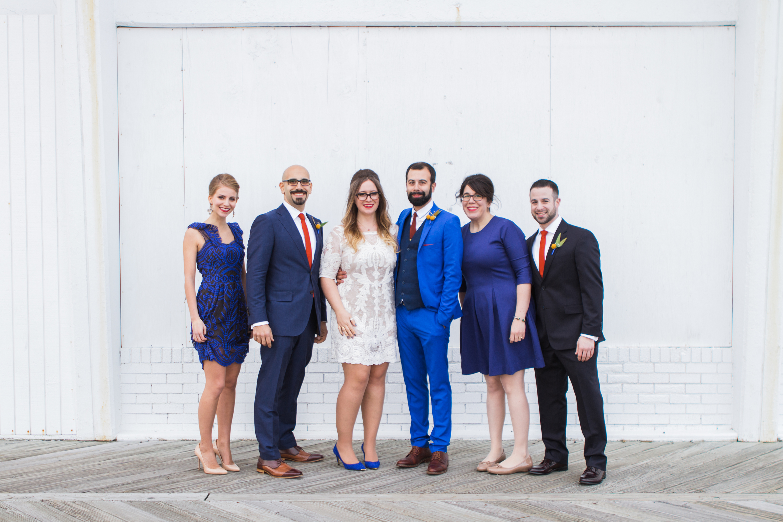 Victoria and Nick Asbury Park Boardwalk Tim McLoone's Supper Club New Jersey Shore Wedding Shannon Sorensen Photography