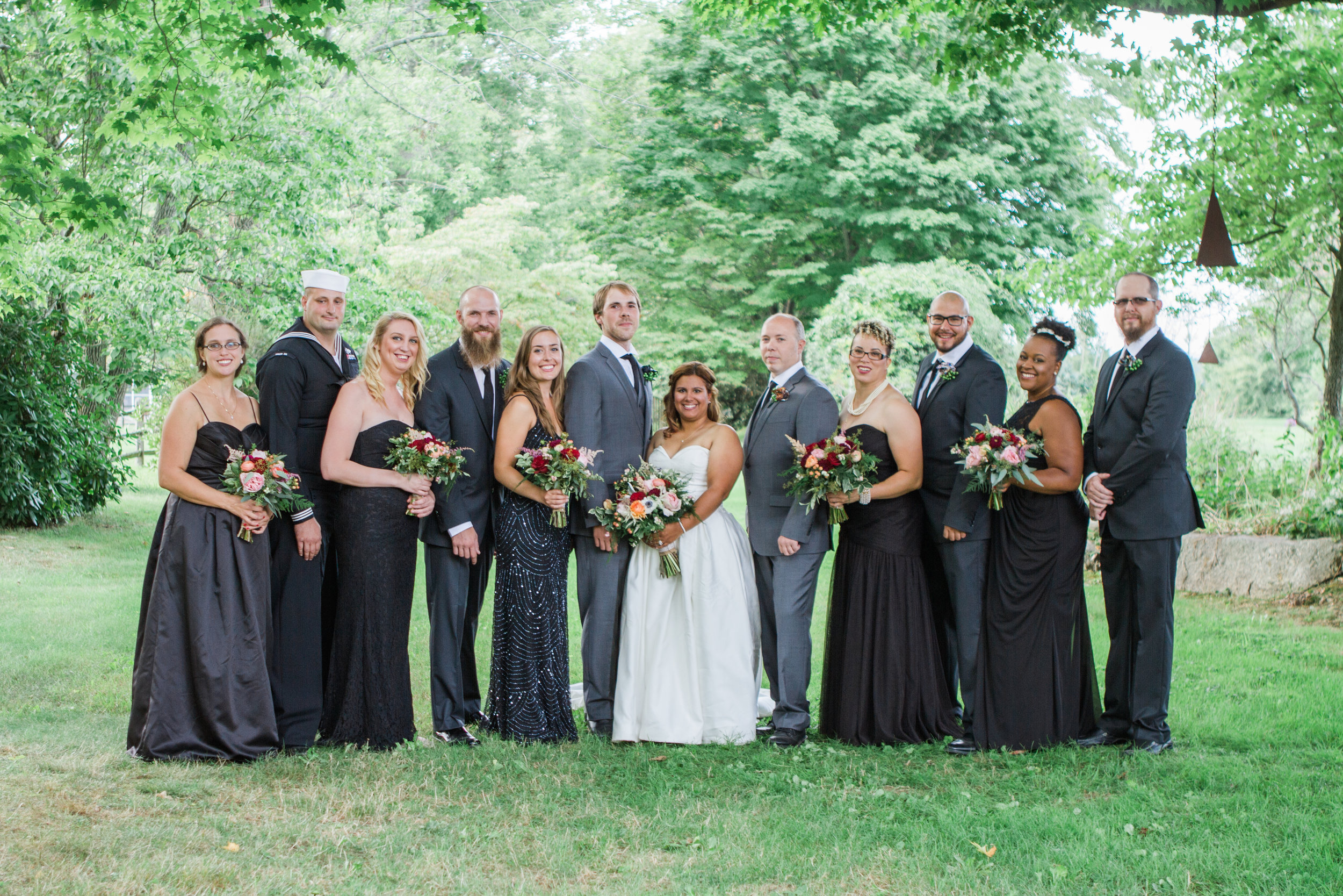 Carrie and Patrick Tyrone Farm Wedding Photographer in Pomfret Connecticut by Shannon Sorensen Photography