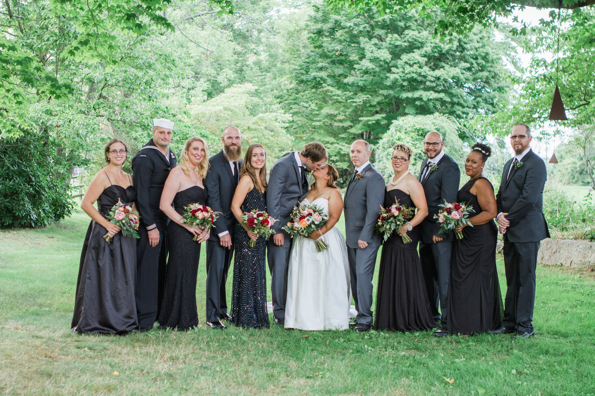 Carrie and Patrick Tyrone Farm Wedding Photographer in Pomfret Connecticut by Shannon Sorensen Photography