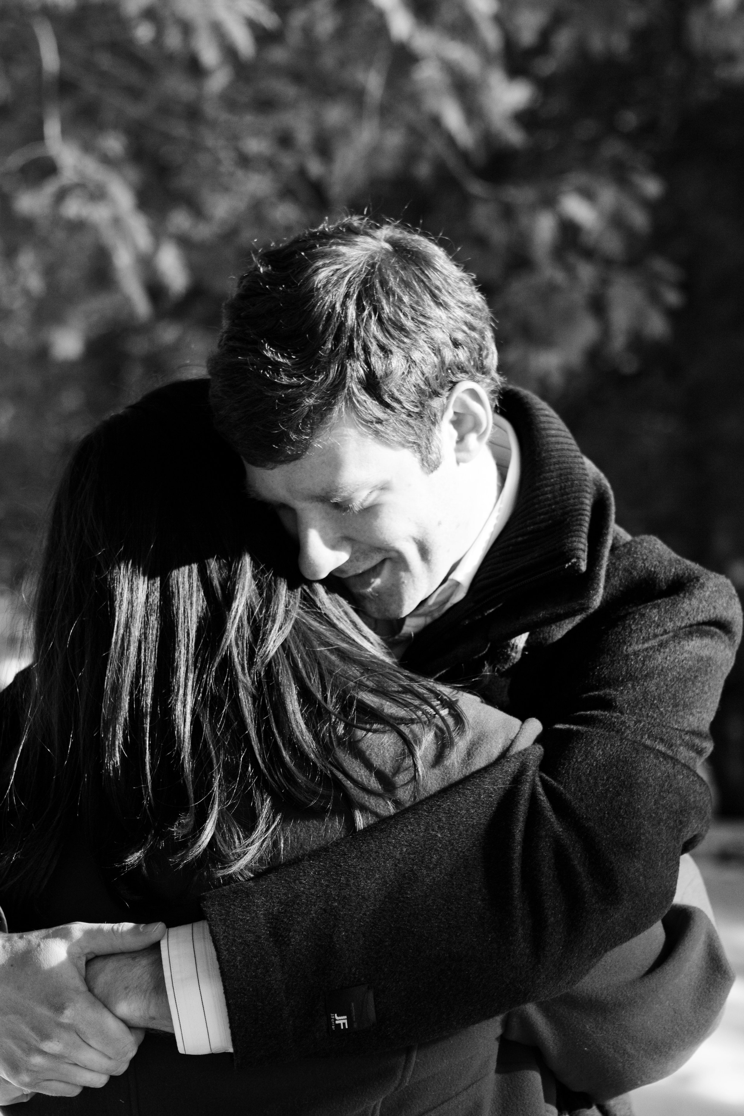 Liz and Nathan Elizabeth Park West Hartford Connecticut Winter Engagement Photography