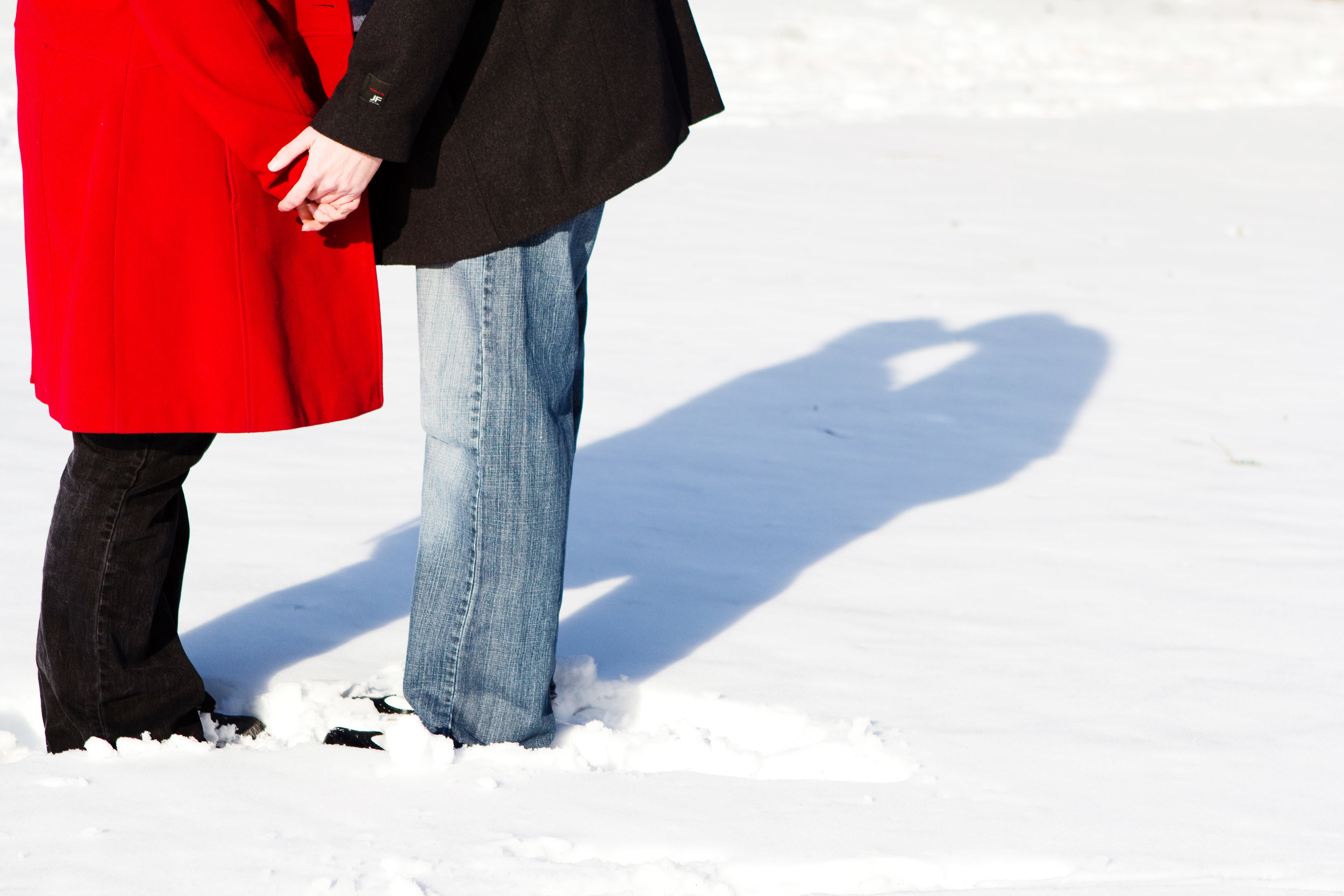 Liz and Nathan Elizabeth Park West Hartford Connecticut Winter Engagement Photography