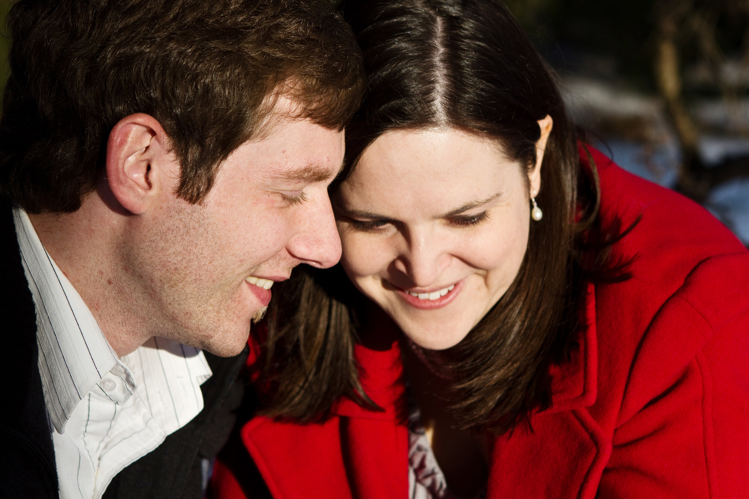 Liz and Nathan Elizabeth Park West Hartford Connecticut Winter Engagement Photography