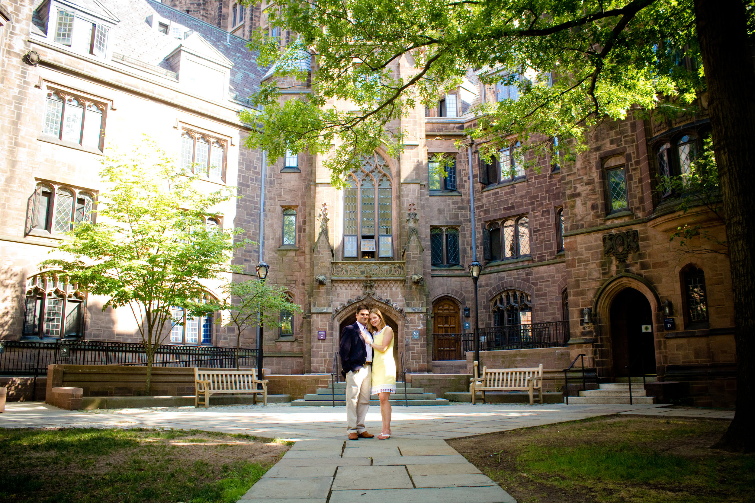 Emily and Tom Yale University New Haven Connecticut Engagement Photographer Shannon Sorensen Photography