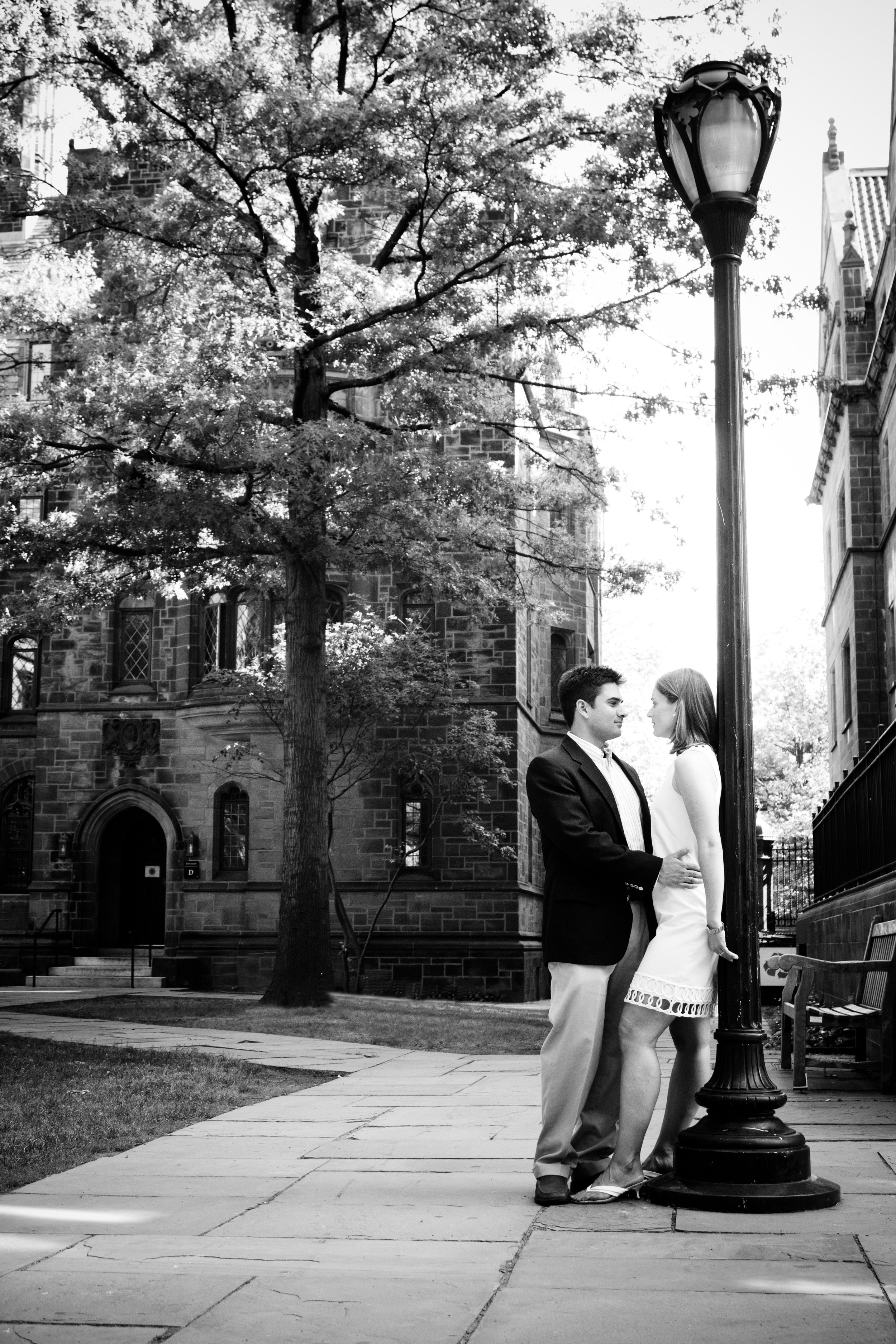 Emily and Tom Yale University New Haven Connecticut Engagement Photographer Shannon Sorensen Photography