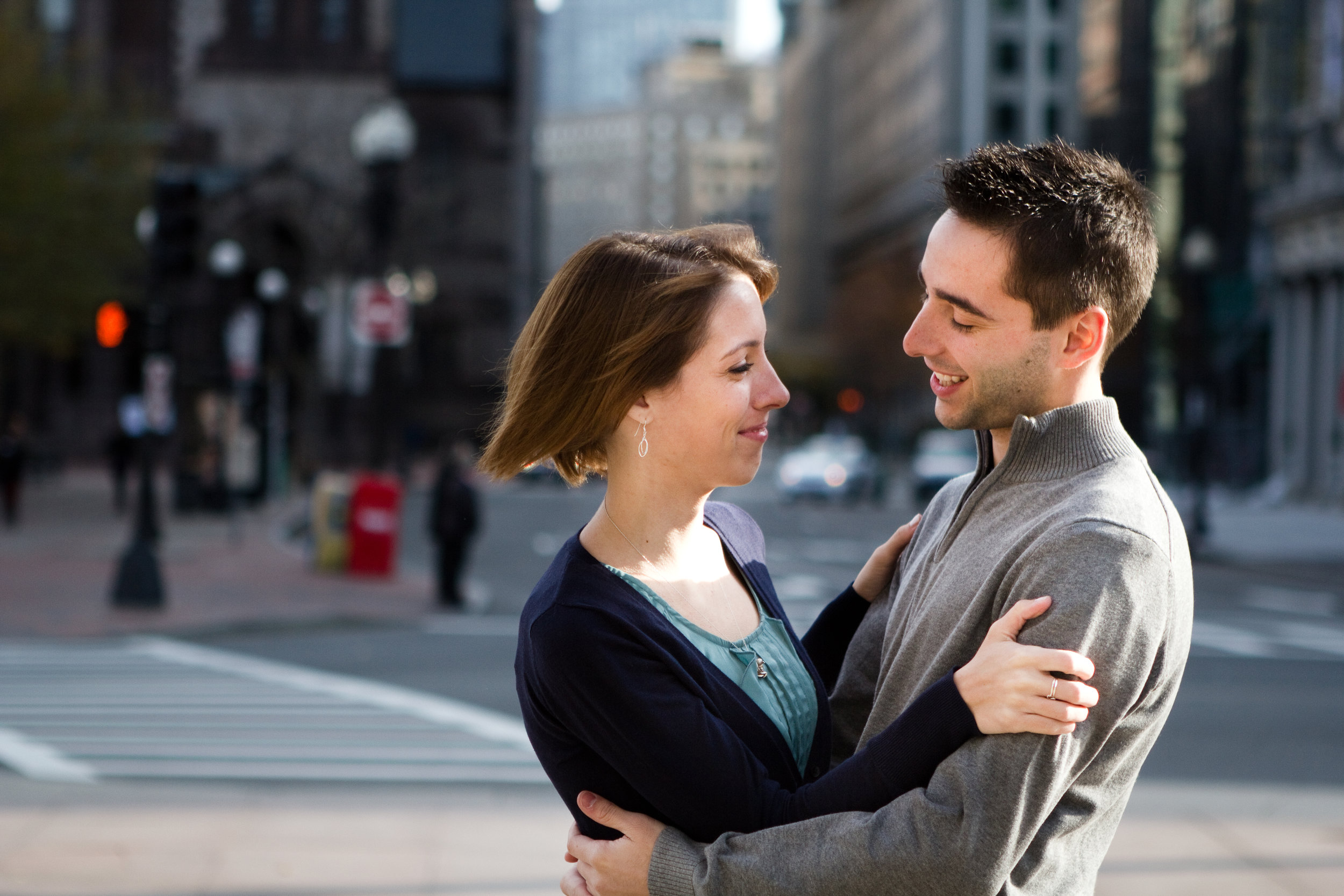 Emily and Pat Copley Square Boston Public Garden Massachusetts Engagement Photographer Shannon Sorensen Photography