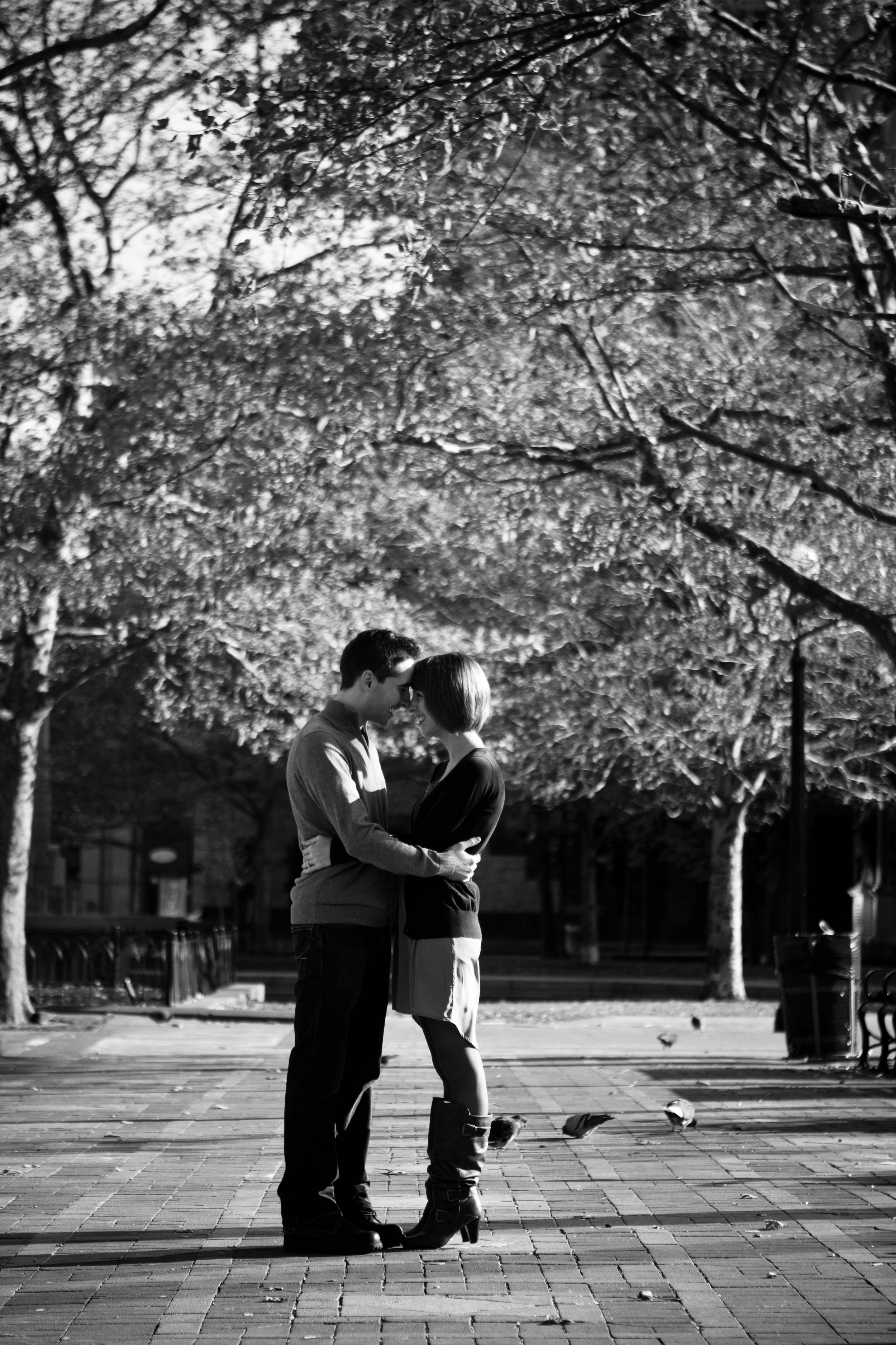 Emily and Pat Copley Square Boston Public Garden Massachusetts Engagement Photographer Shannon Sorensen Photography