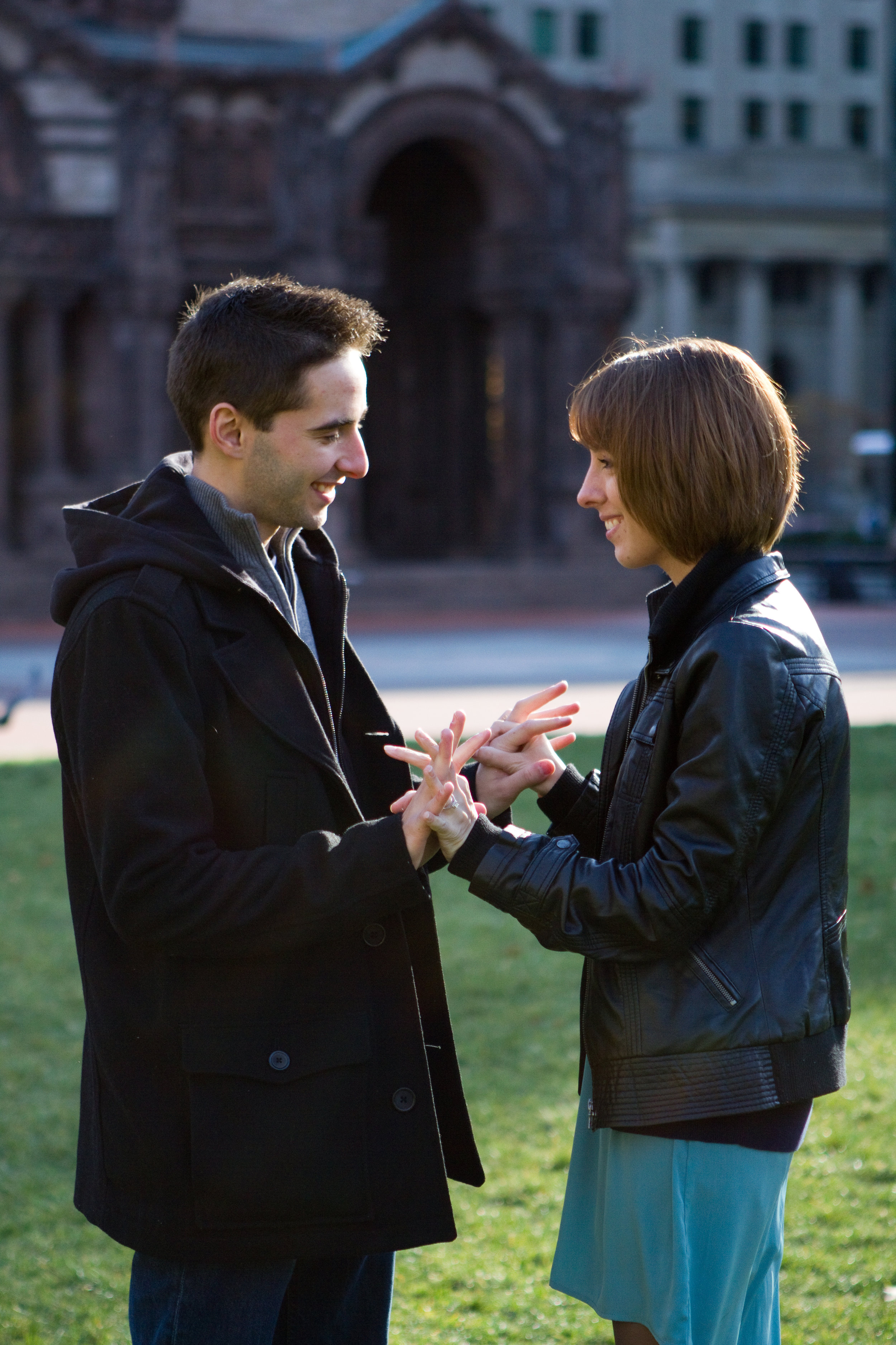 Emily and Pat Copley Square Boston Public Garden Massachusetts Engagement Photographer Shannon Sorensen Photography