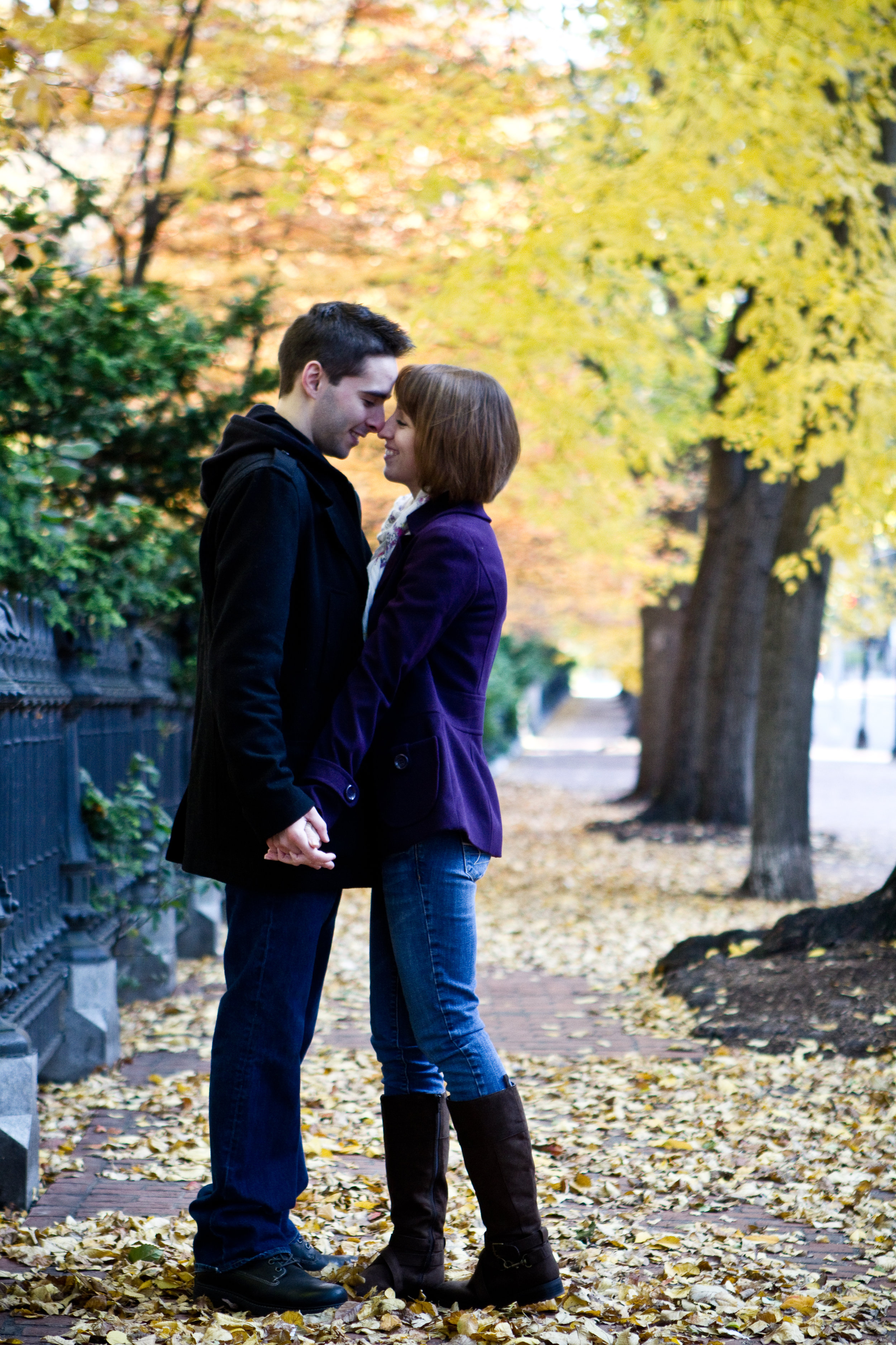 Emily and Pat Copley Square Boston Public Garden Massachusetts Engagement Photographer Shannon Sorensen Photography