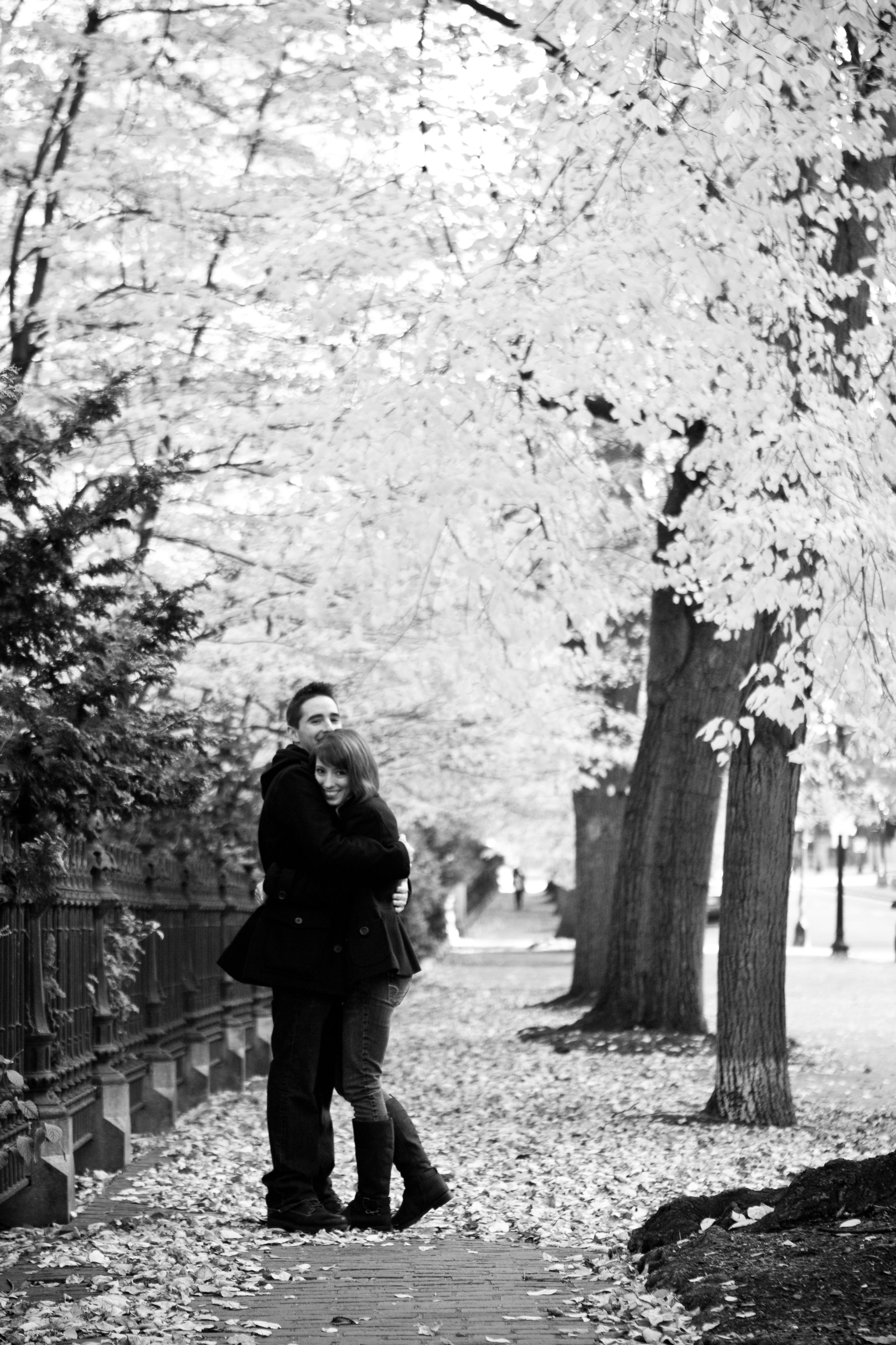 Emily and Pat Copley Square Boston Public Garden Massachusetts Engagement Photographer Shannon Sorensen Photography