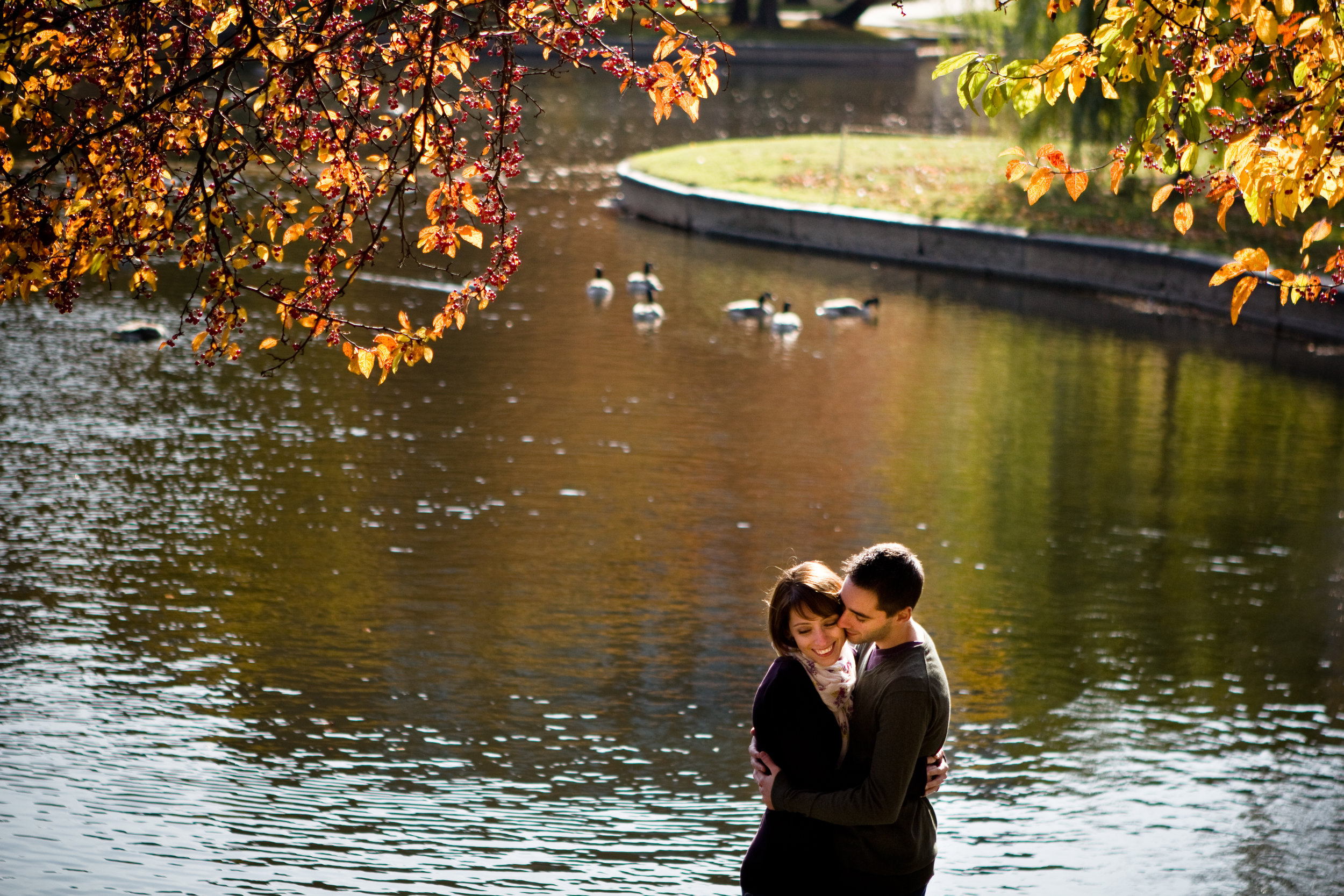 Emily and Pat Copley Square Boston Public Garden Massachusetts Engagement Photographer Shannon Sorensen Photography