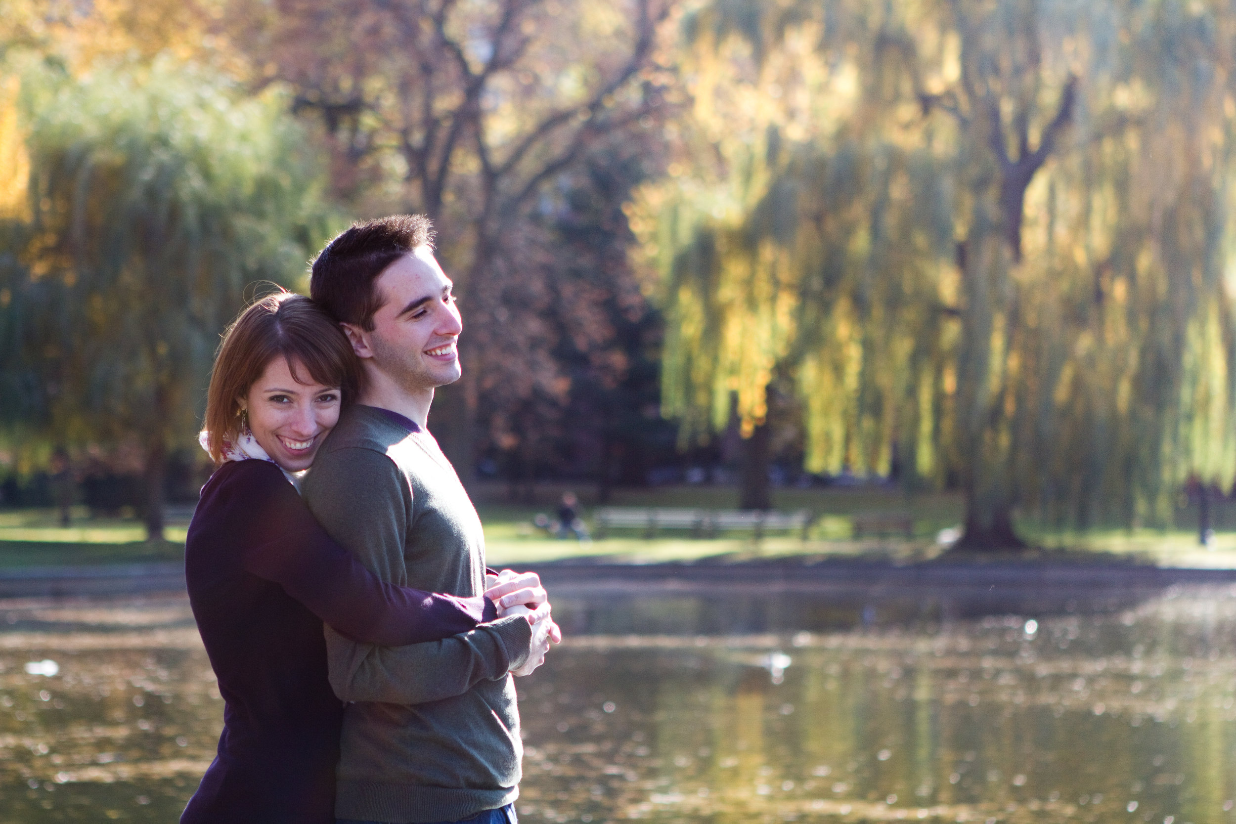 Emily and Pat Copley Square Boston Public Garden Massachusetts Engagement Photographer Shannon Sorensen Photography