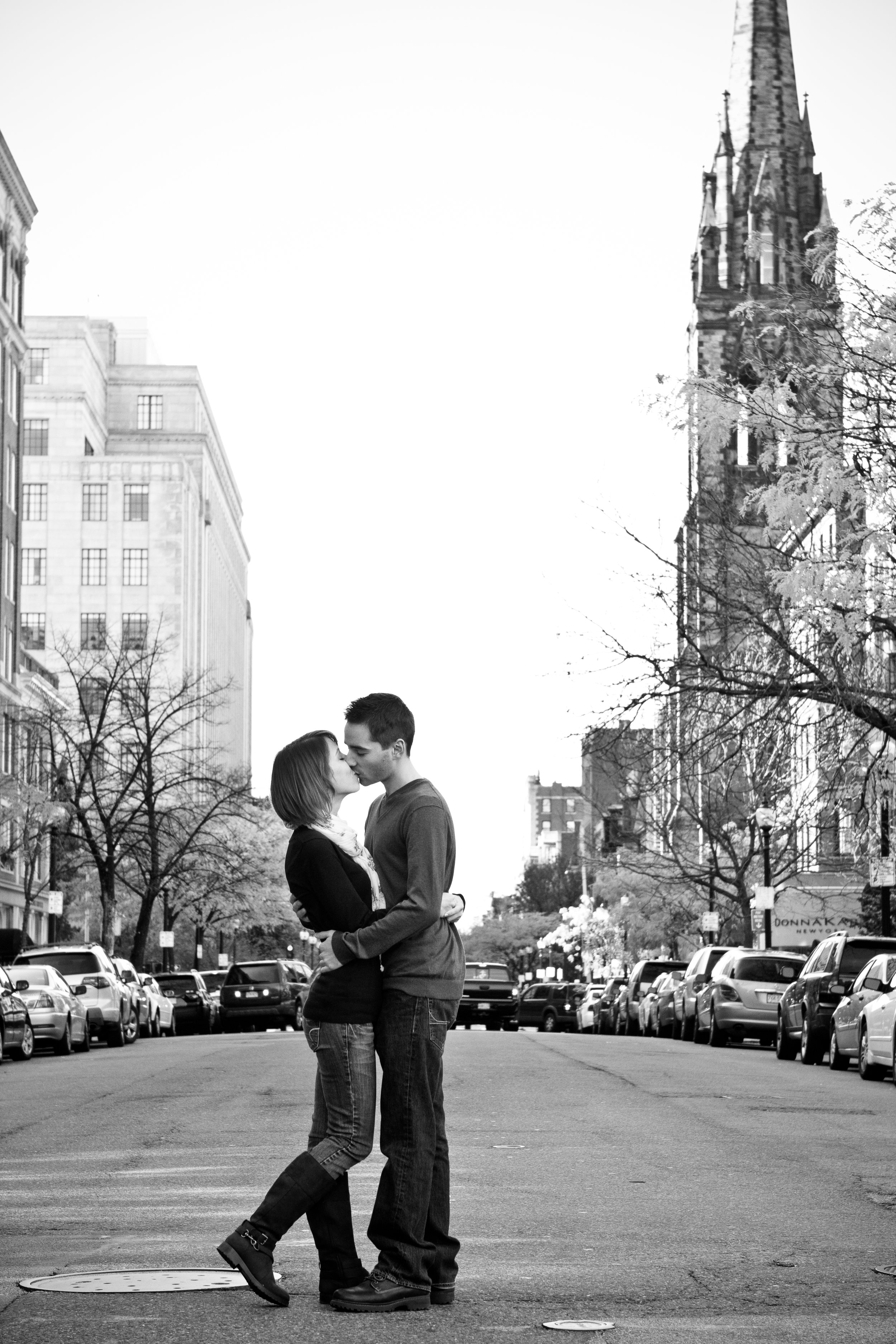 Emily and Pat Copley Square Boston Public Garden Massachusetts Engagement Photographer Shannon Sorensen Photography