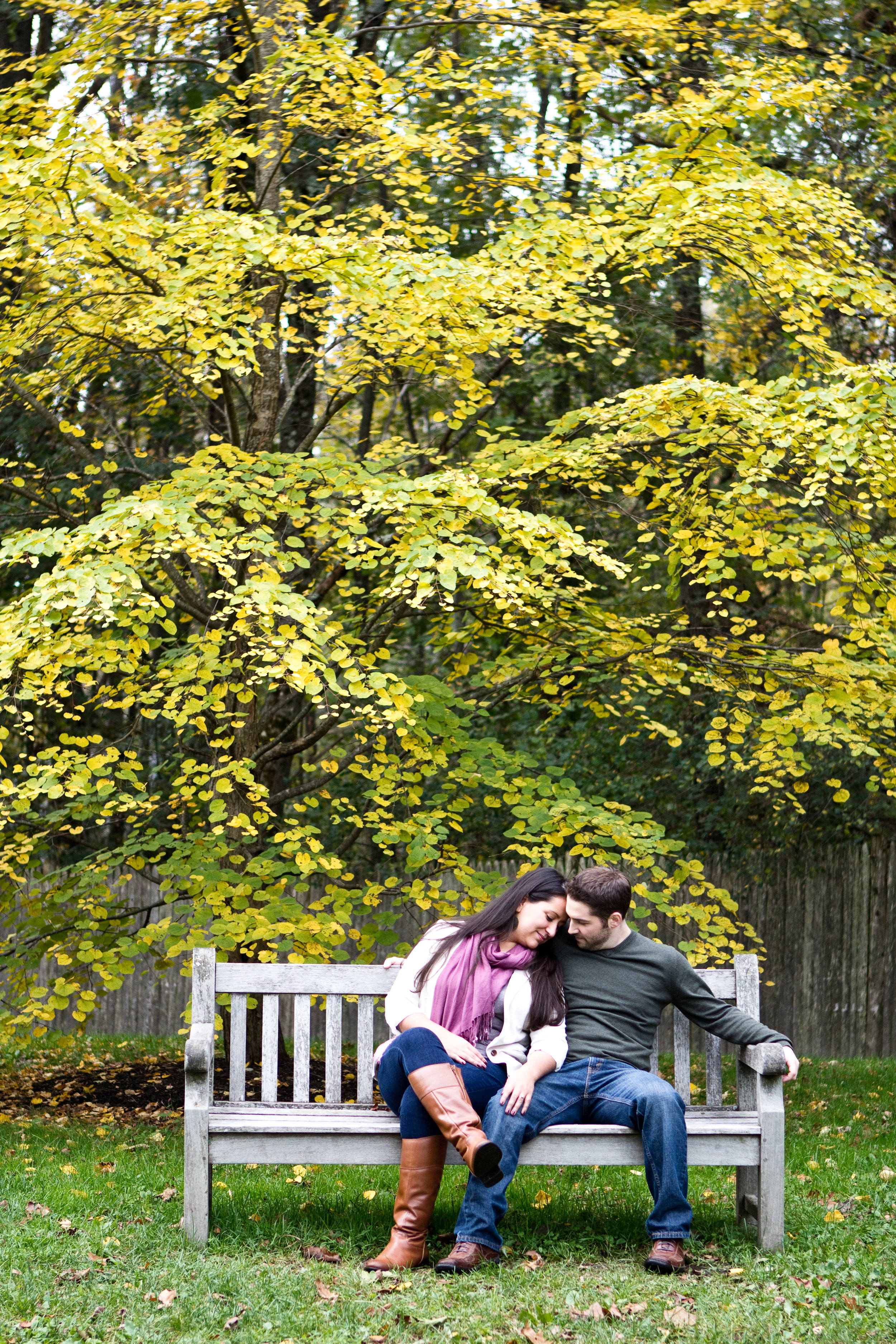 Ross and Renee deCordova Sculpture Park Lincoln Massachusetts Engagement Photographer Shannon Sorensen Photography