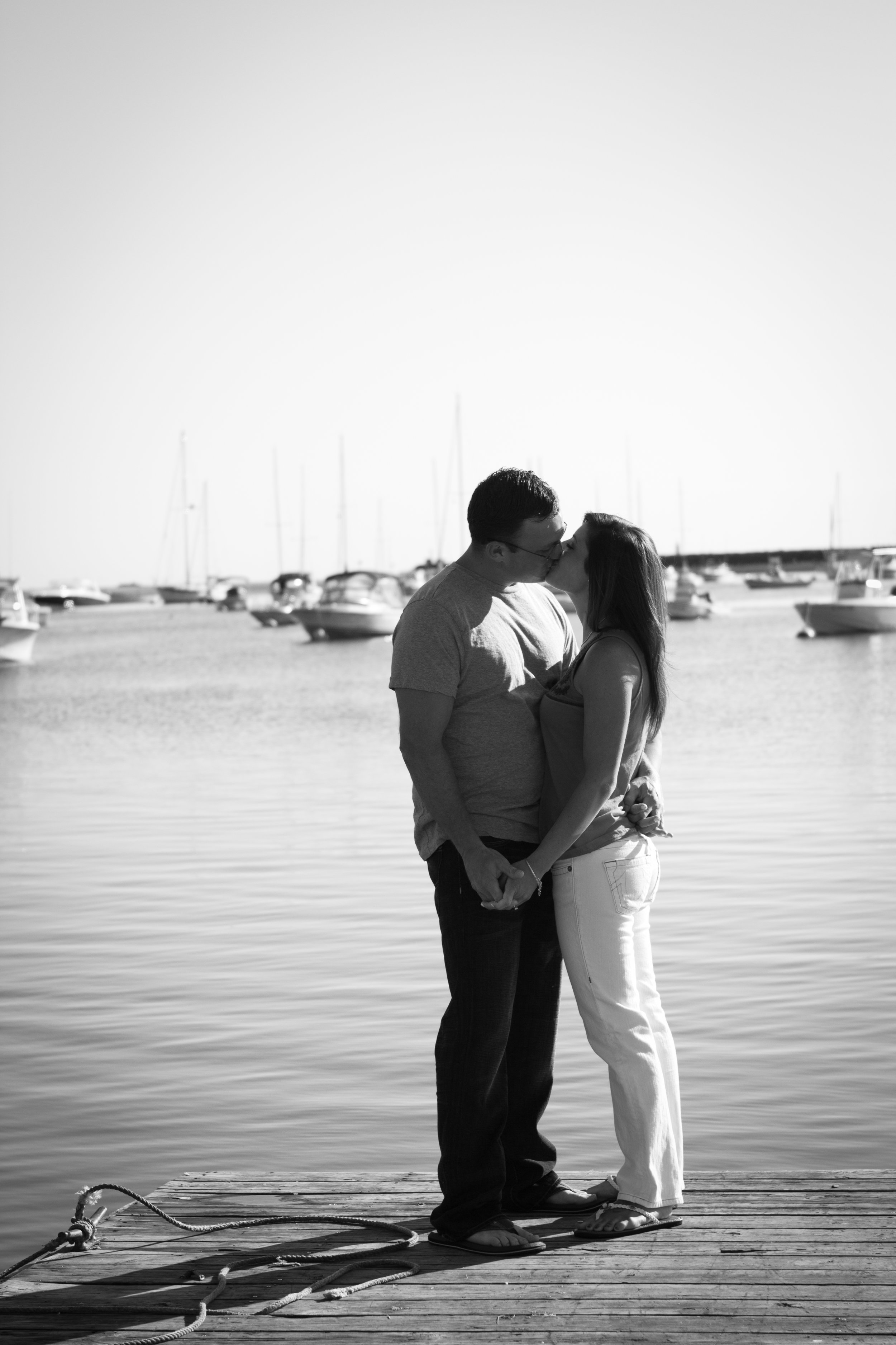 Erin and Mike Sandy Beach Cohasset South Shore Massachusetts Engagement Photographer Shannon Sorensen Photography