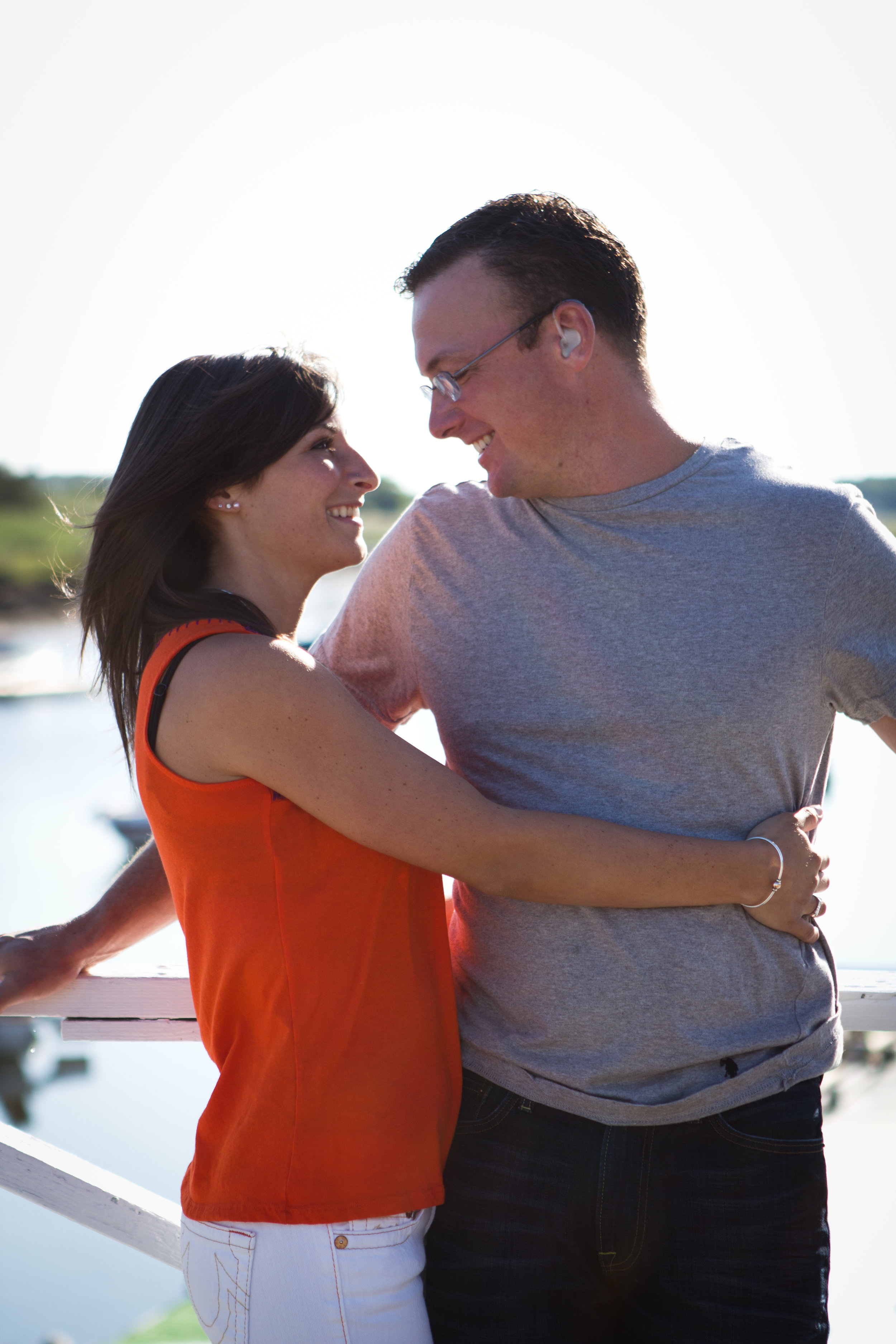 Erin and Mike Sandy Beach Cohasset South Shore Massachusetts Engagement Photographer Shannon Sorensen Photography