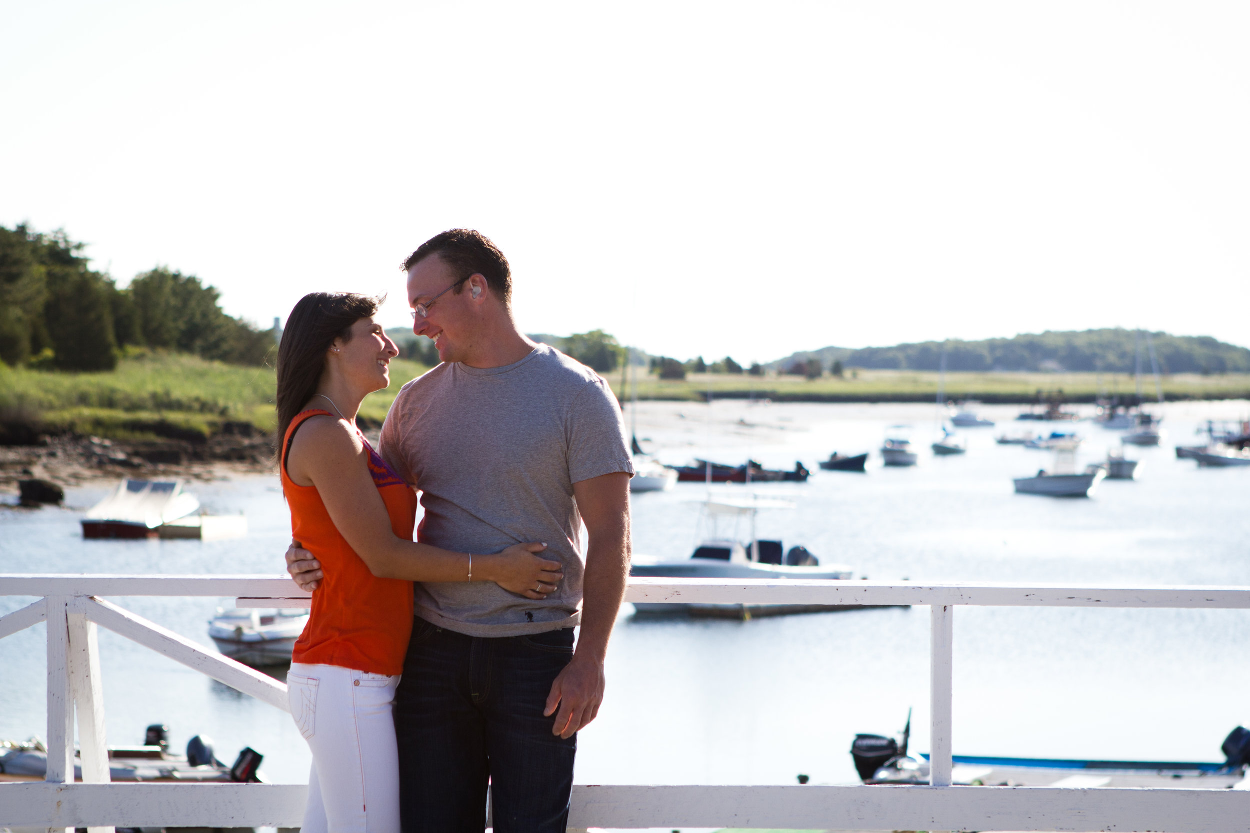 Erin and Mike Sandy Beach Cohasset South Shore Massachusetts Engagement Photographer Shannon Sorensen Photography